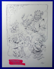 Mike Ploog SIGNED Limited Art Print and Life & Adventures of Santa Clause - Hardcover (Pre-Owned)