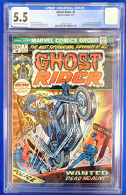 Ghost Rider #1 (1973) - CGC 5.5 - 1st Son of Satan (Cameo)