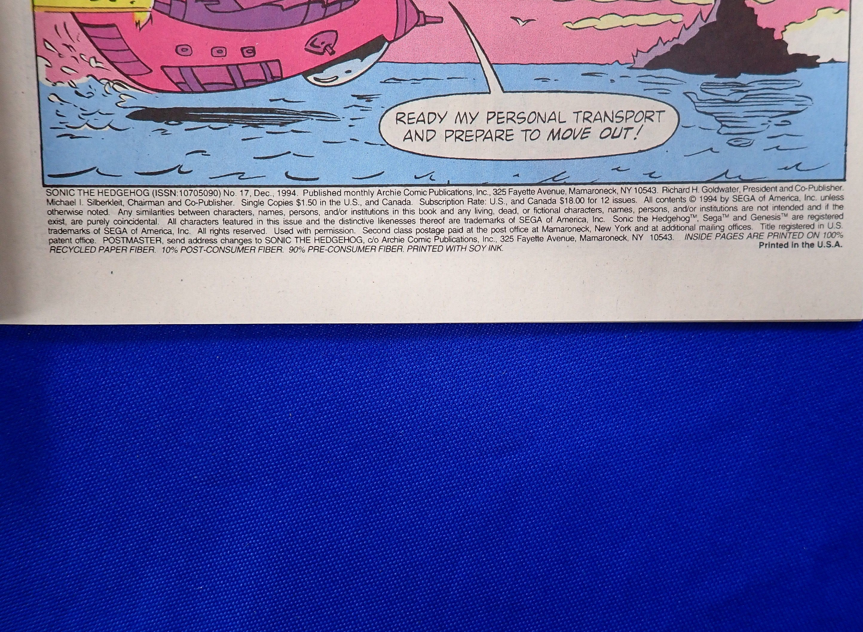 Sonic the Hedgehog #17 (1993) - VF/NM- (9.0/9.2) - Uncommon Issue