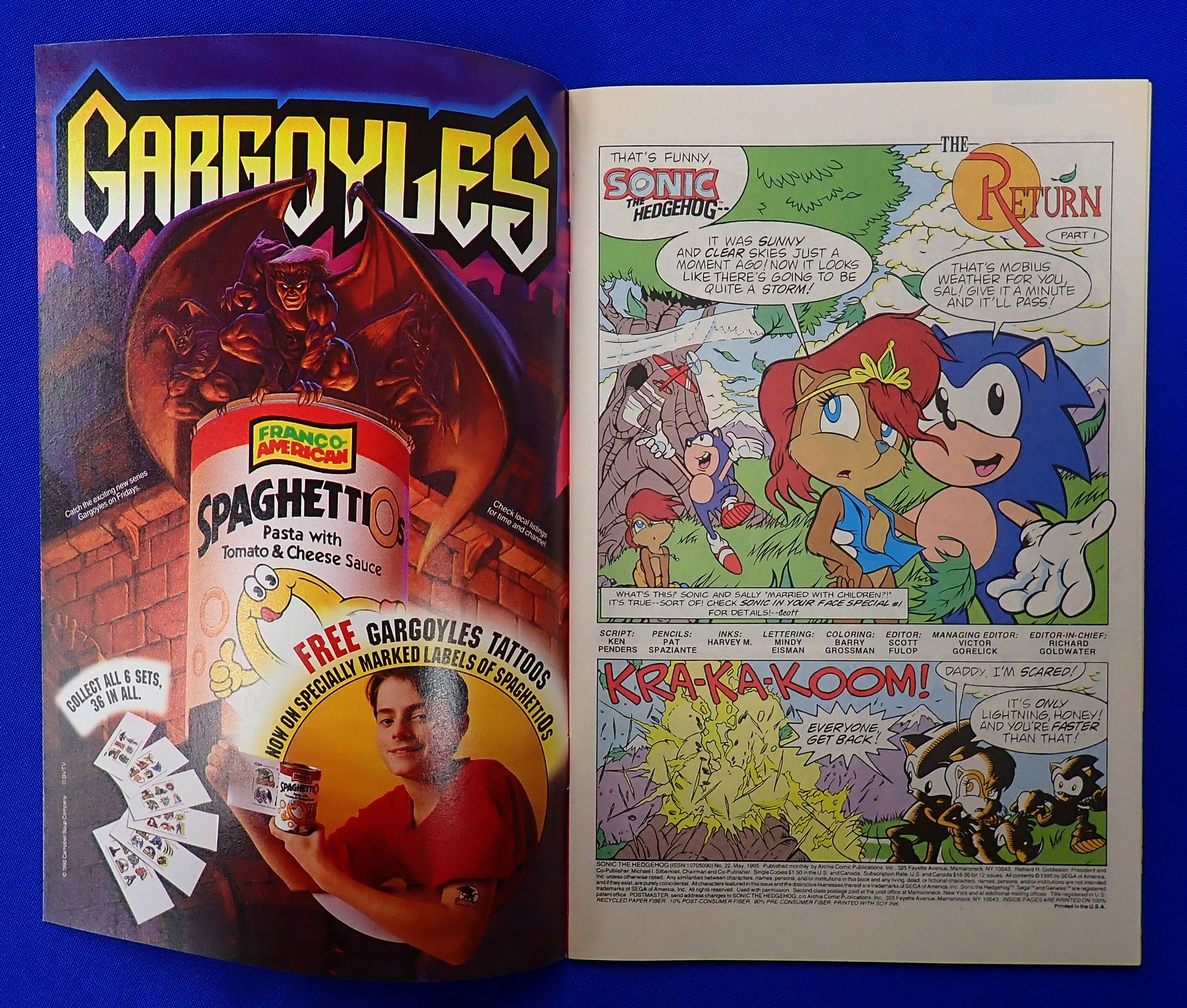 Sonic the Hedgehog #22 (1995) - VF/NM- (9.0/9.2) - Uncommon Issue