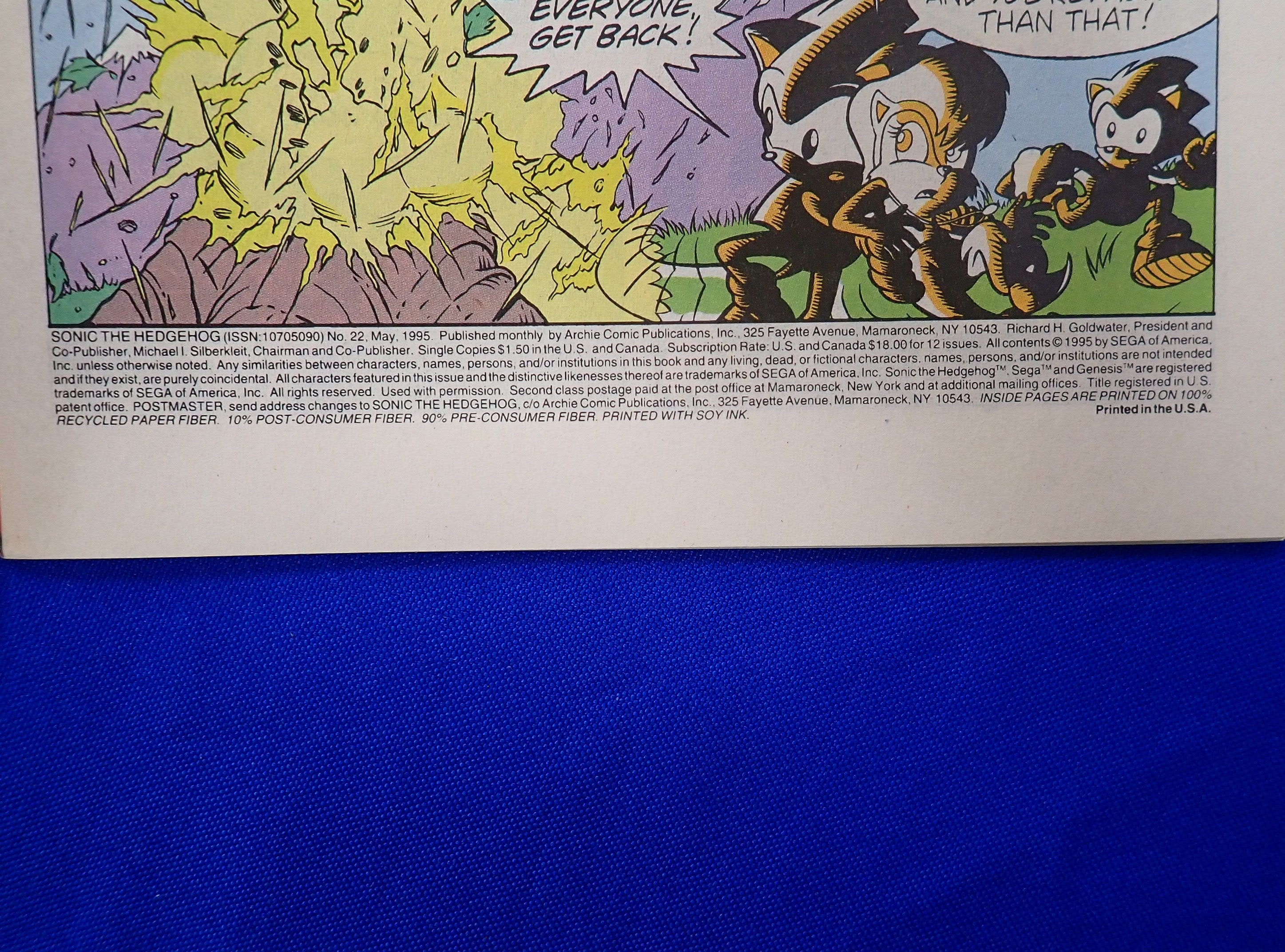 Sonic the Hedgehog #22 (1995) - VF/NM- (9.0/9.2) - Uncommon Issue