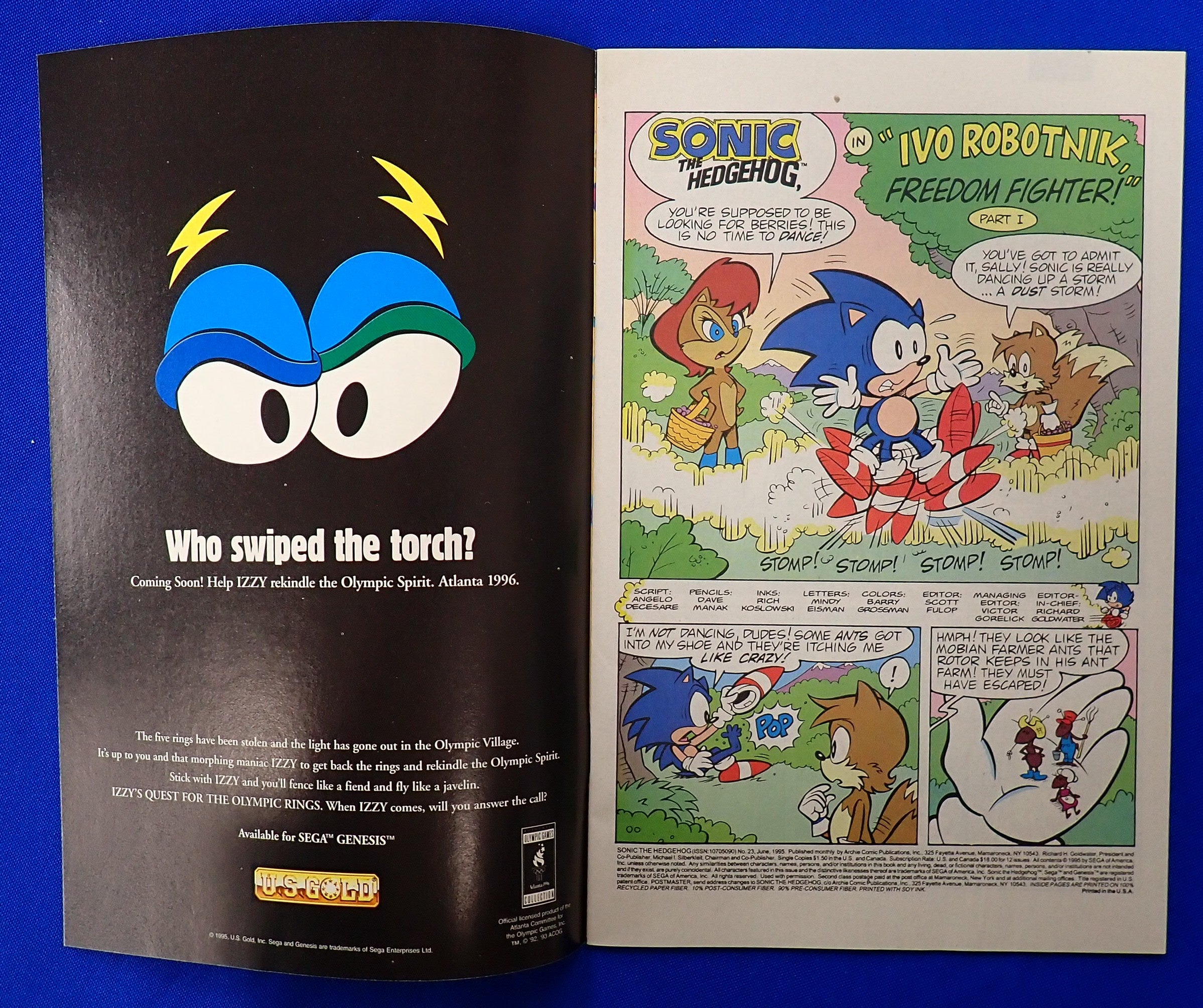 Sonic the Hedgehog #23 (1995) - VF/NM- (9.0/9.2) - Uncommon Issue