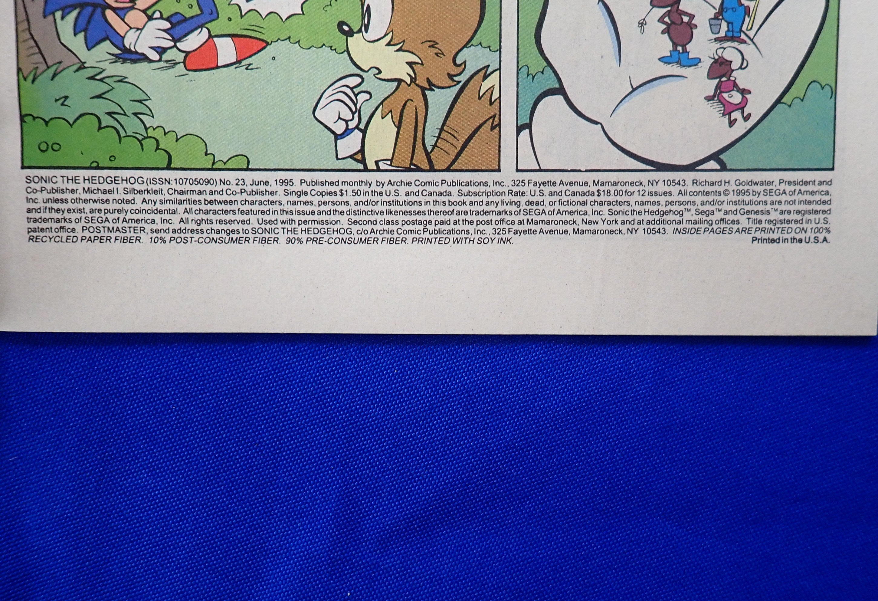 Sonic the Hedgehog #23 (1995) - VF/NM- (9.0/9.2) - Uncommon Issue