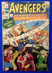 Avengers #7 (1964) - G-/Fa (1.5/1.8) - 1st Rick Jones as Bucky