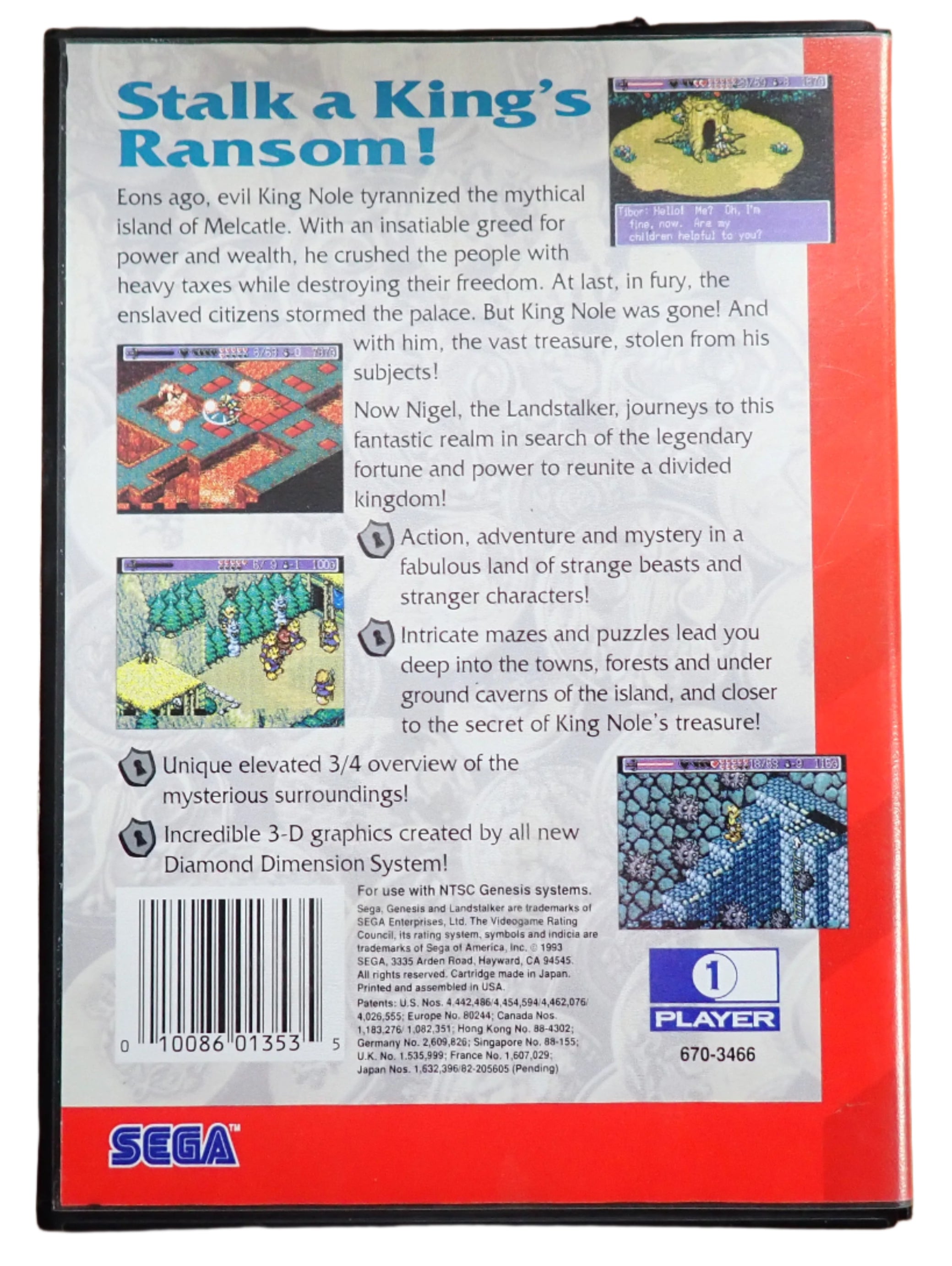 Landstalker - Sega Genesis