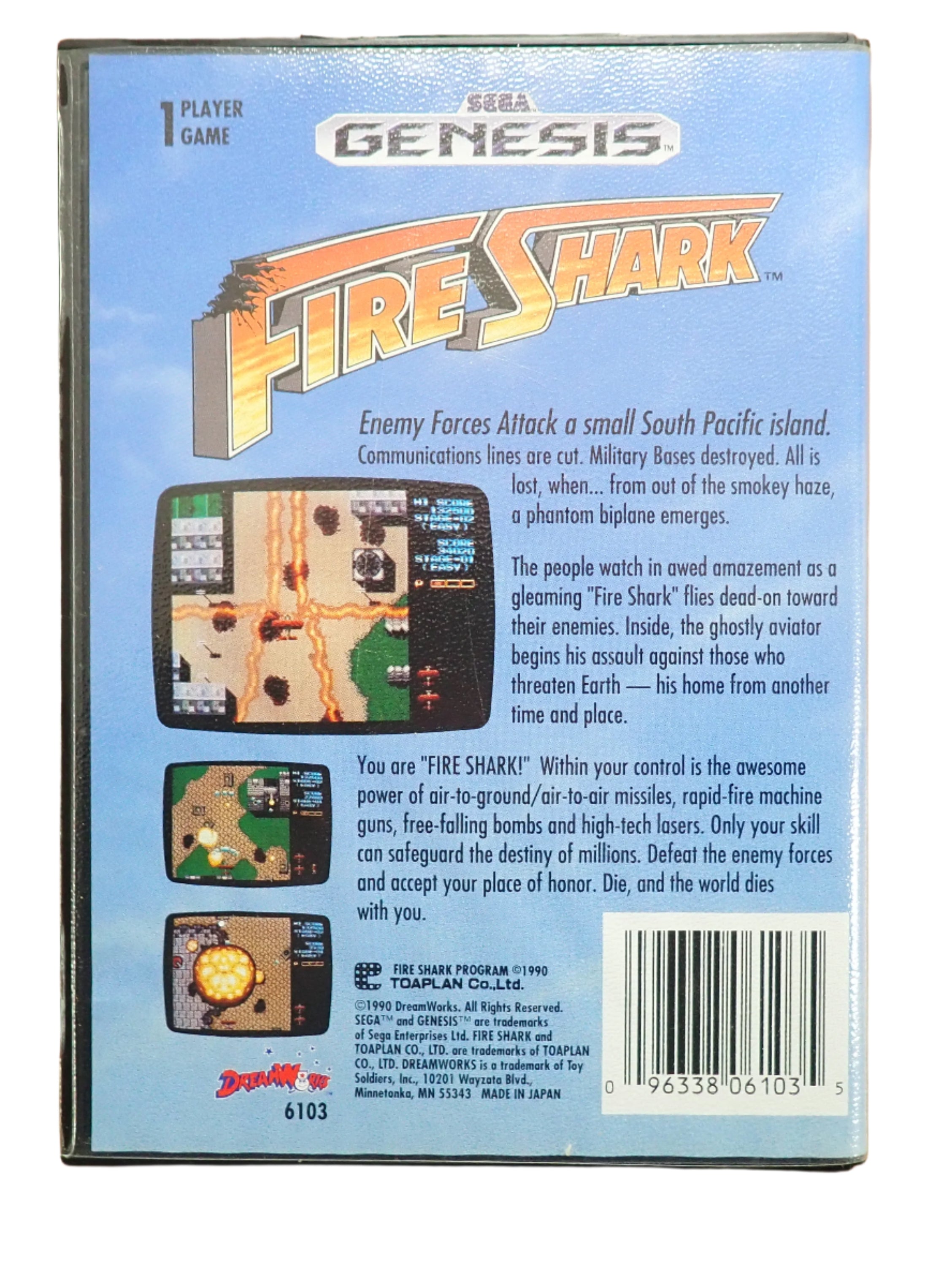 Fire Shark - Sega Genesis