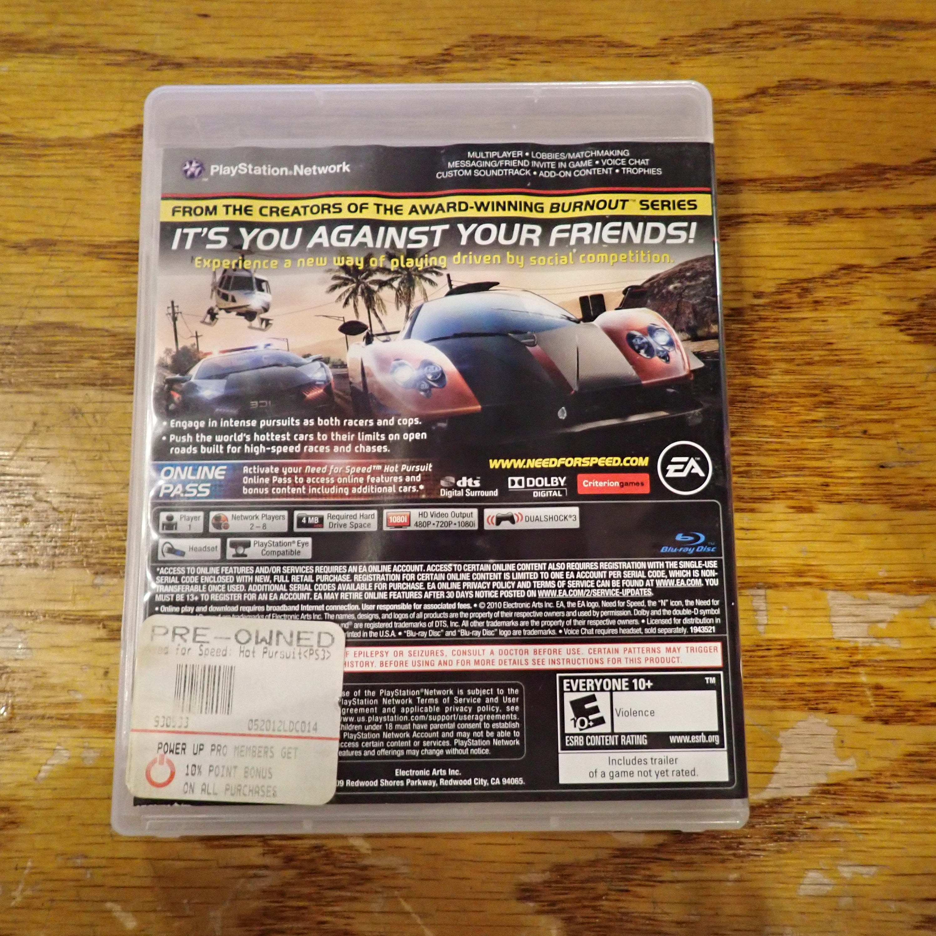 Need for Speed Hot Pursuit - PS3
