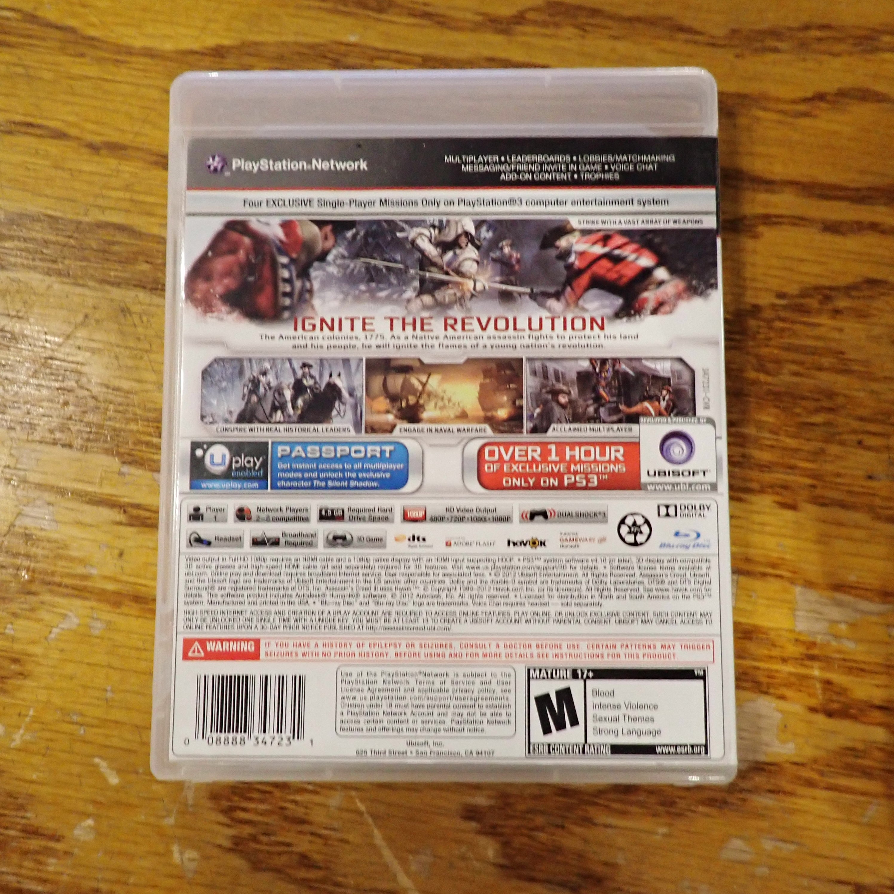 Assassin's Creed III - PS3