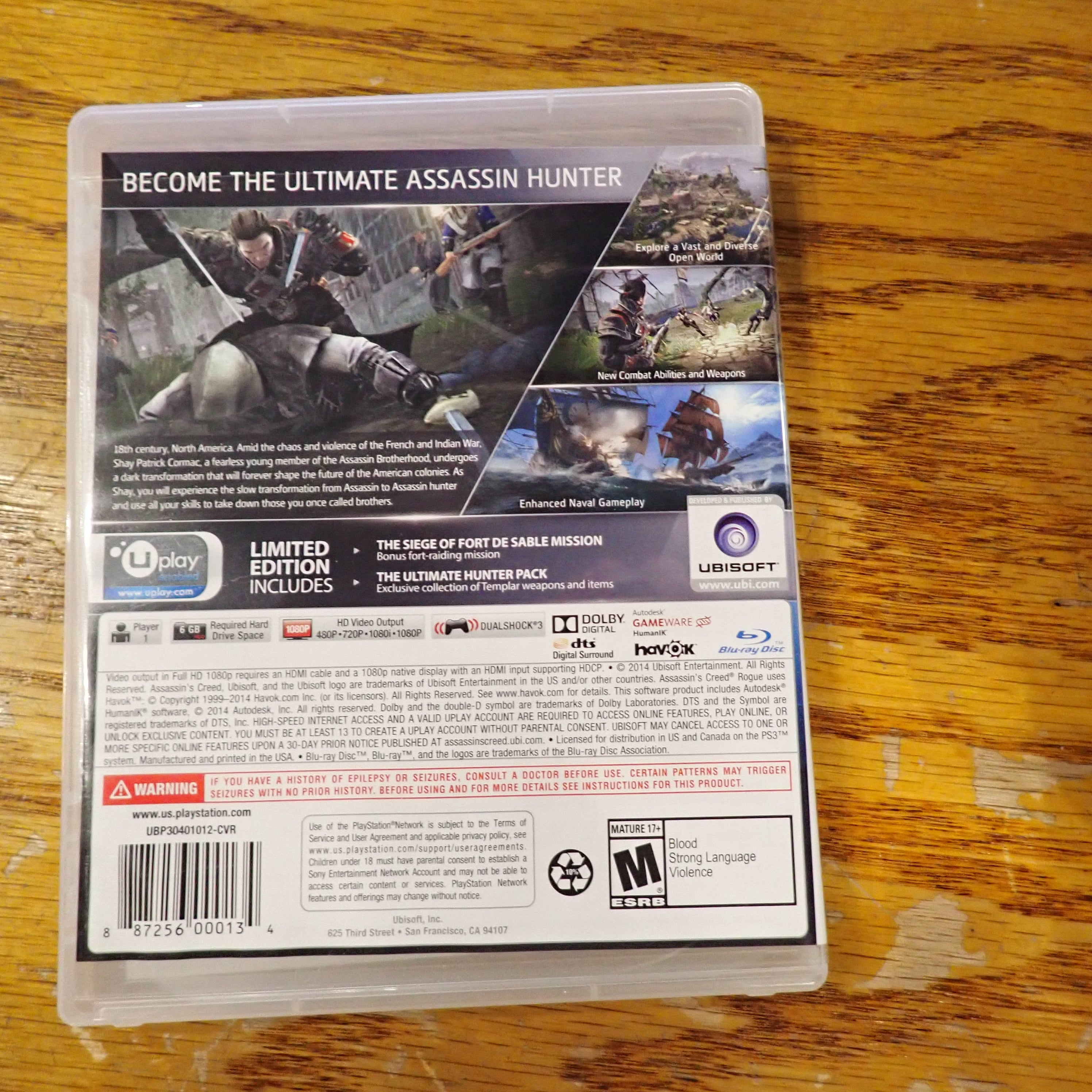 Assassin's Creed Rogue - PS3