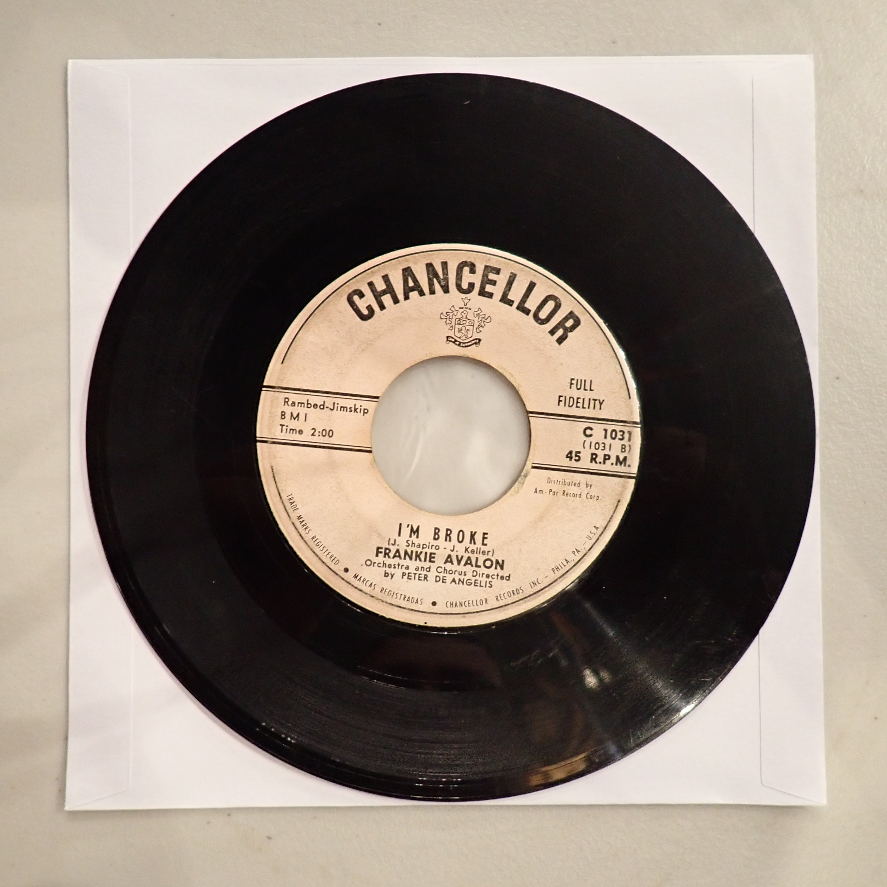 Frankie Avalon - Venus/I'm Broke