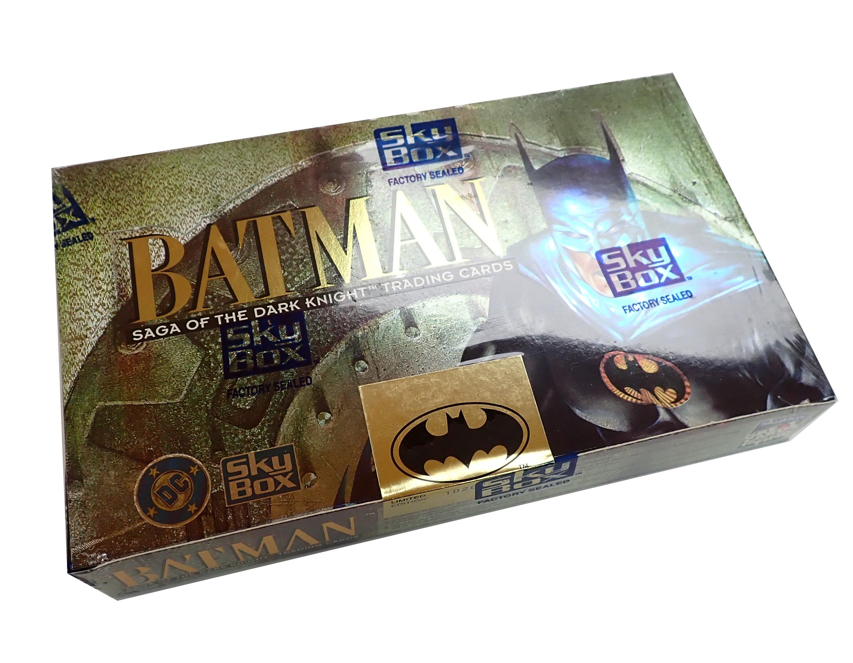 1994 Skybox Batman Saga of the Dark Knight Trading Cards Box - Sealed Box of 36
