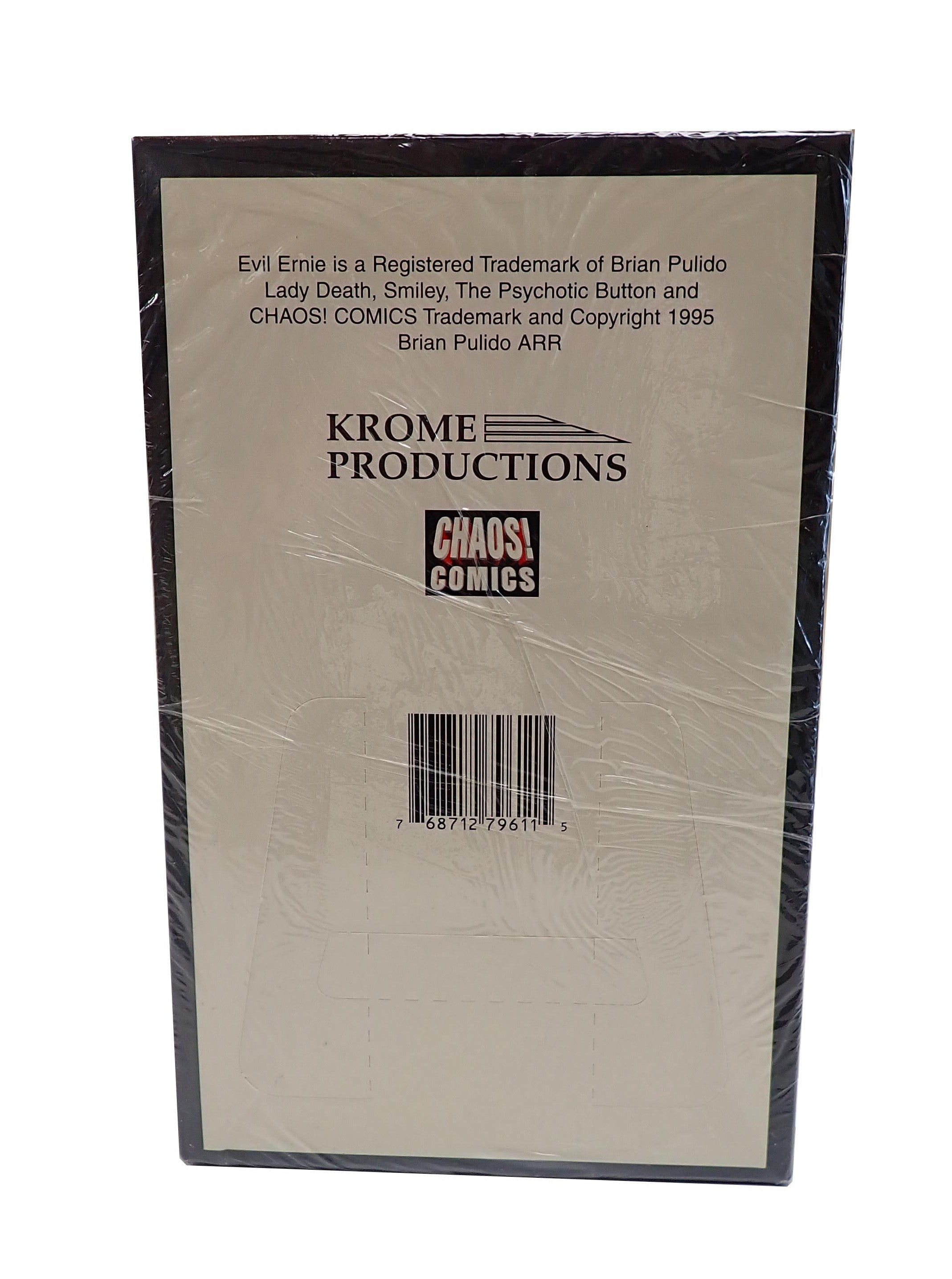 1995 Evil Ernie: Series II Chromium Glow in the Dark Trading Cards Box - Sealed Box of 36