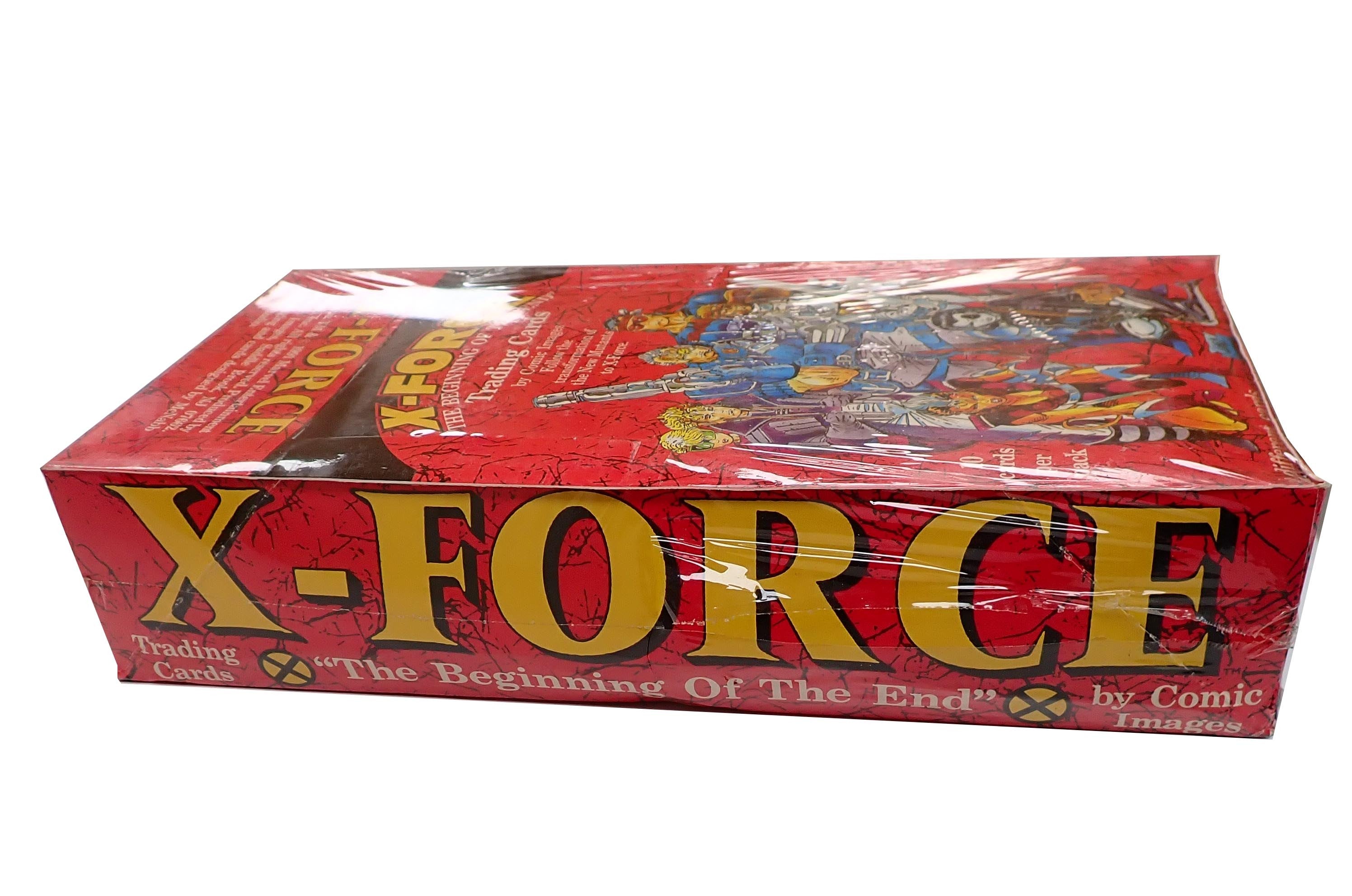 1991 X-Force "The Beginning of the End" Trading Cards Box - Sealed Box of 36