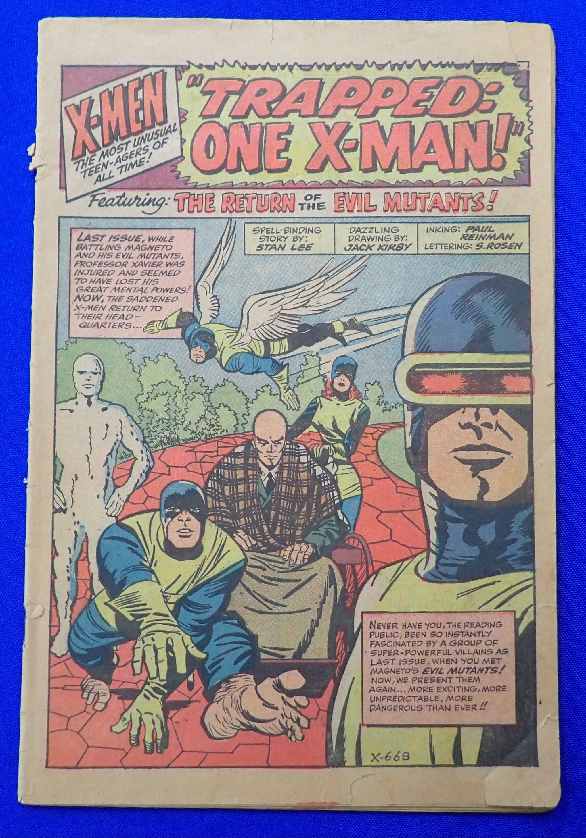 X-Men #5 (1964) COVERLESS, low-grade copy