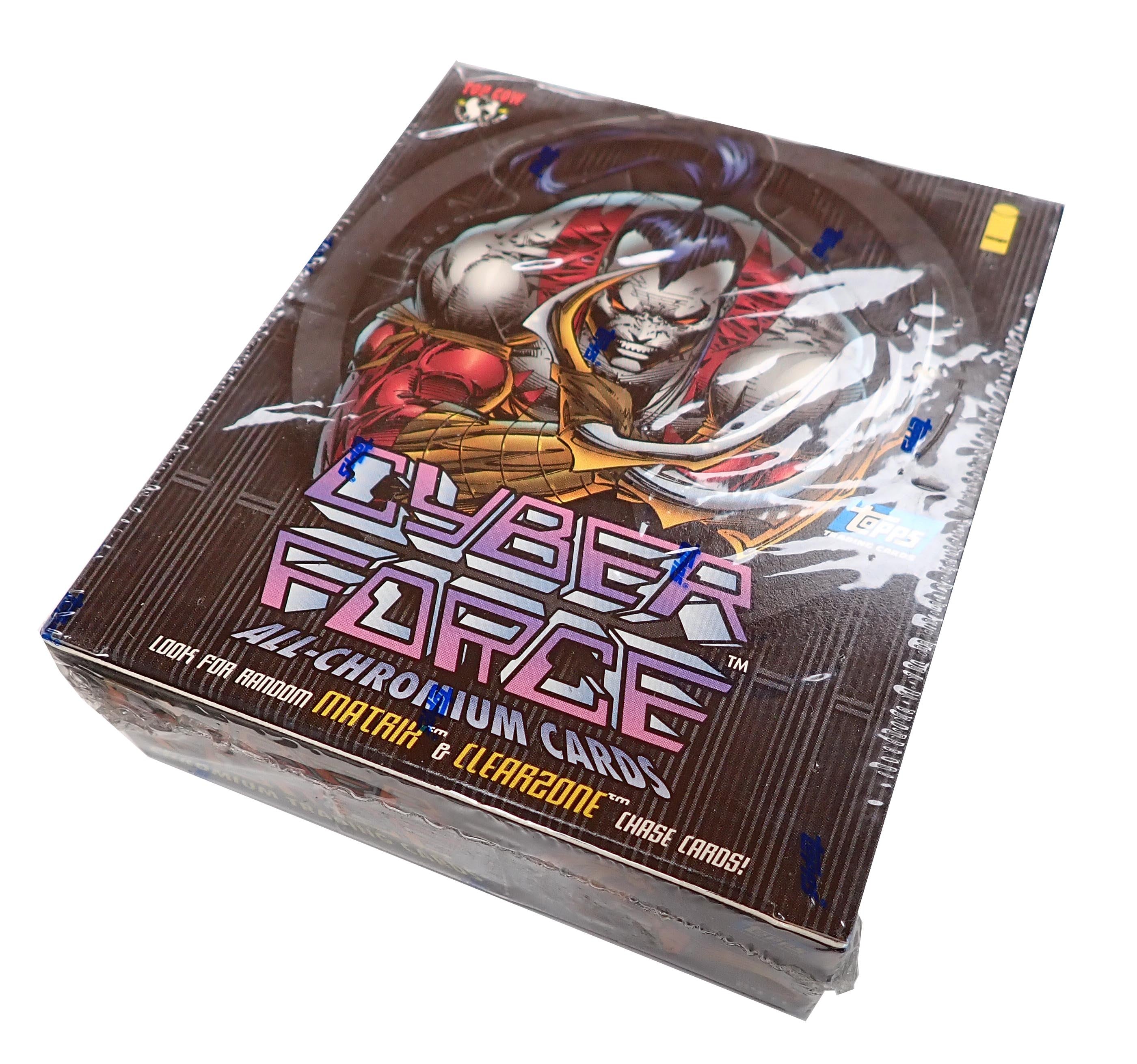 1995 Topps Cyber Force Trading Cards Box - Sealed Box of 24