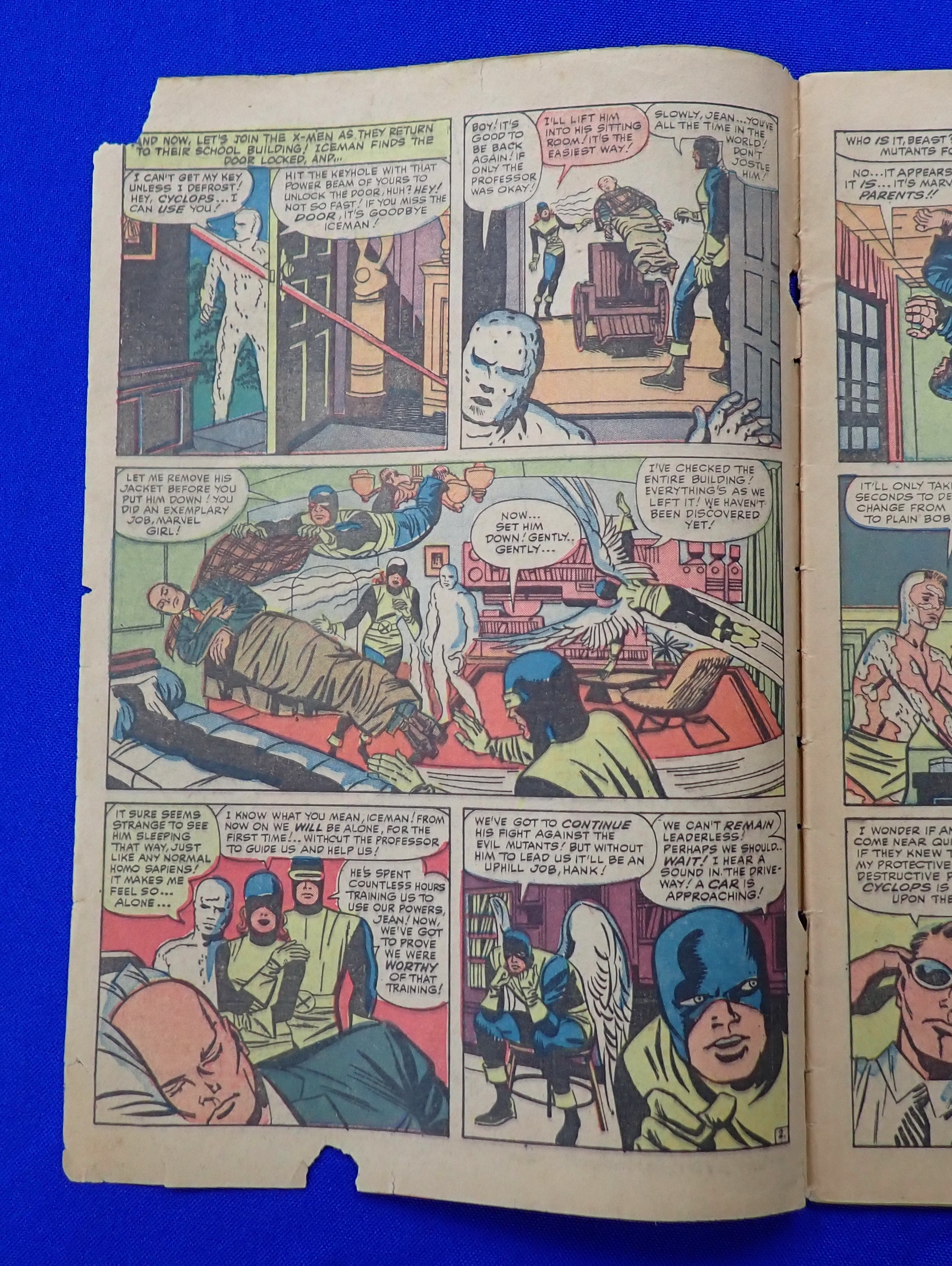 X-Men #5 (1964) COVERLESS, low-grade copy