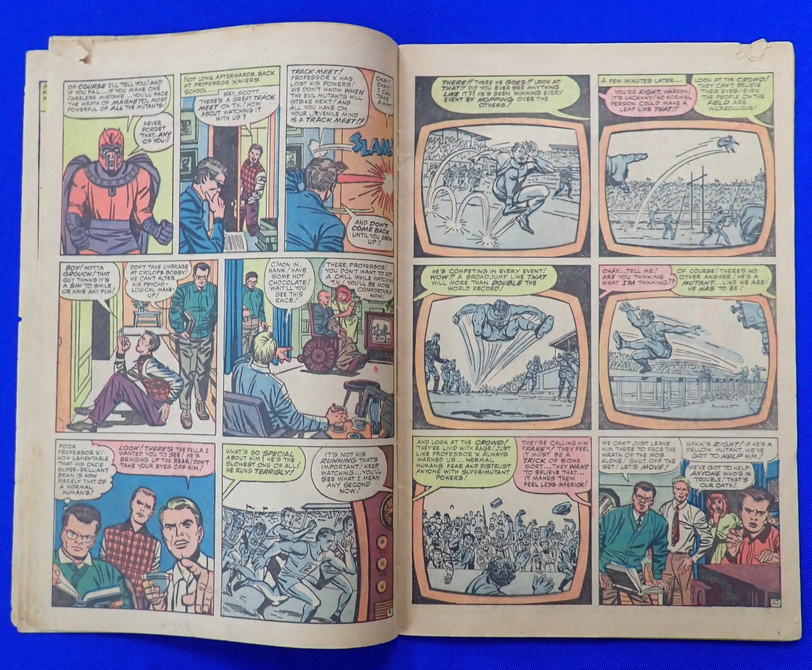 X-Men #5 (1964) COVERLESS, low-grade copy
