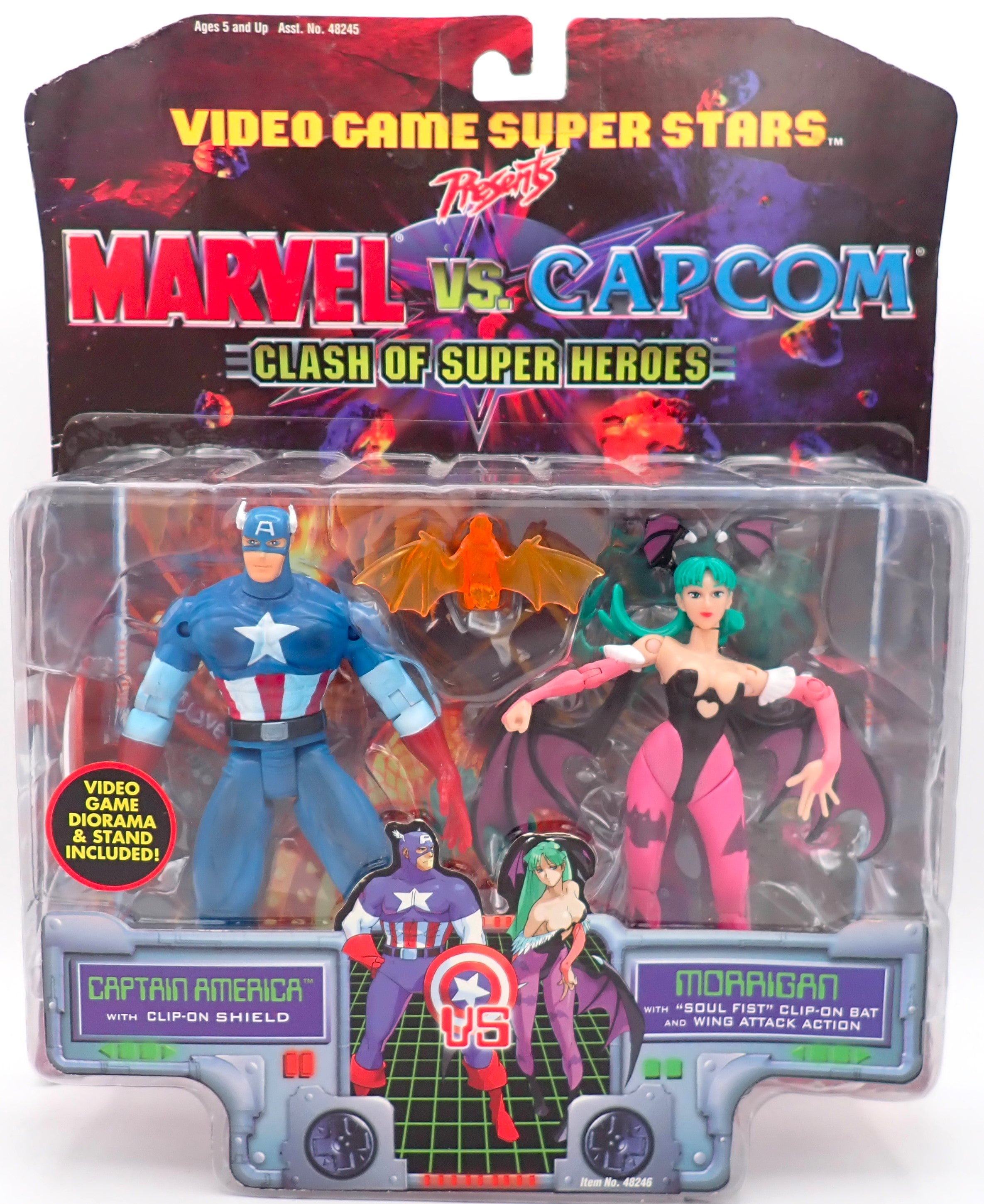 Marvel vs. Capcom: Captain America vs Morrigan