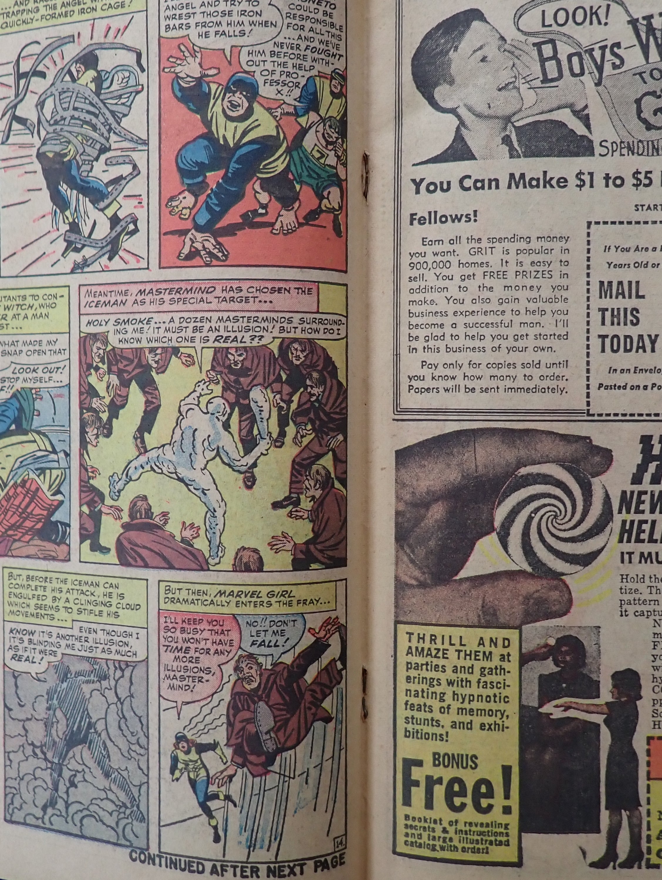 X-Men #5 (1964) COVERLESS, low-grade copy