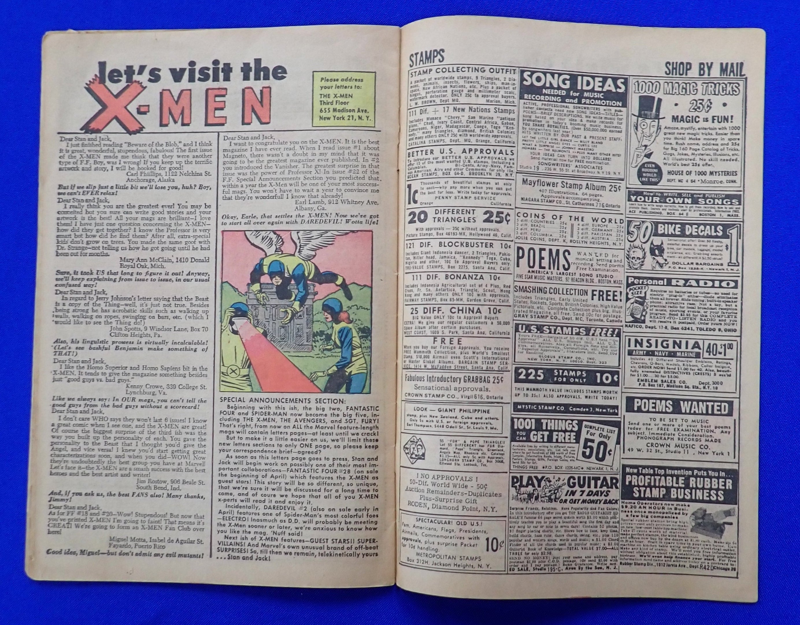 X-Men #5 (1964) COVERLESS, low-grade copy
