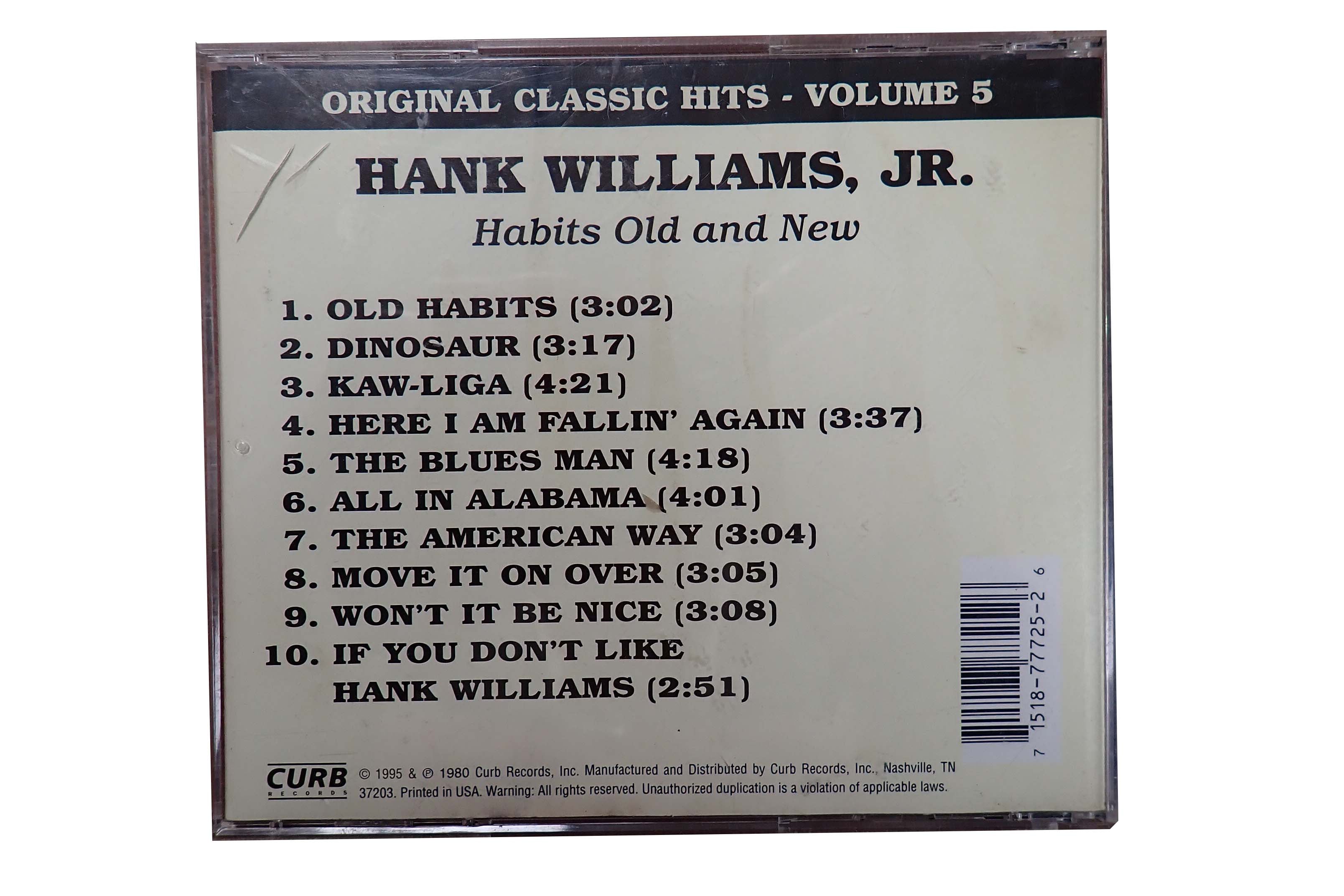 Hank Williams Jr. - Habits Old and New - CD