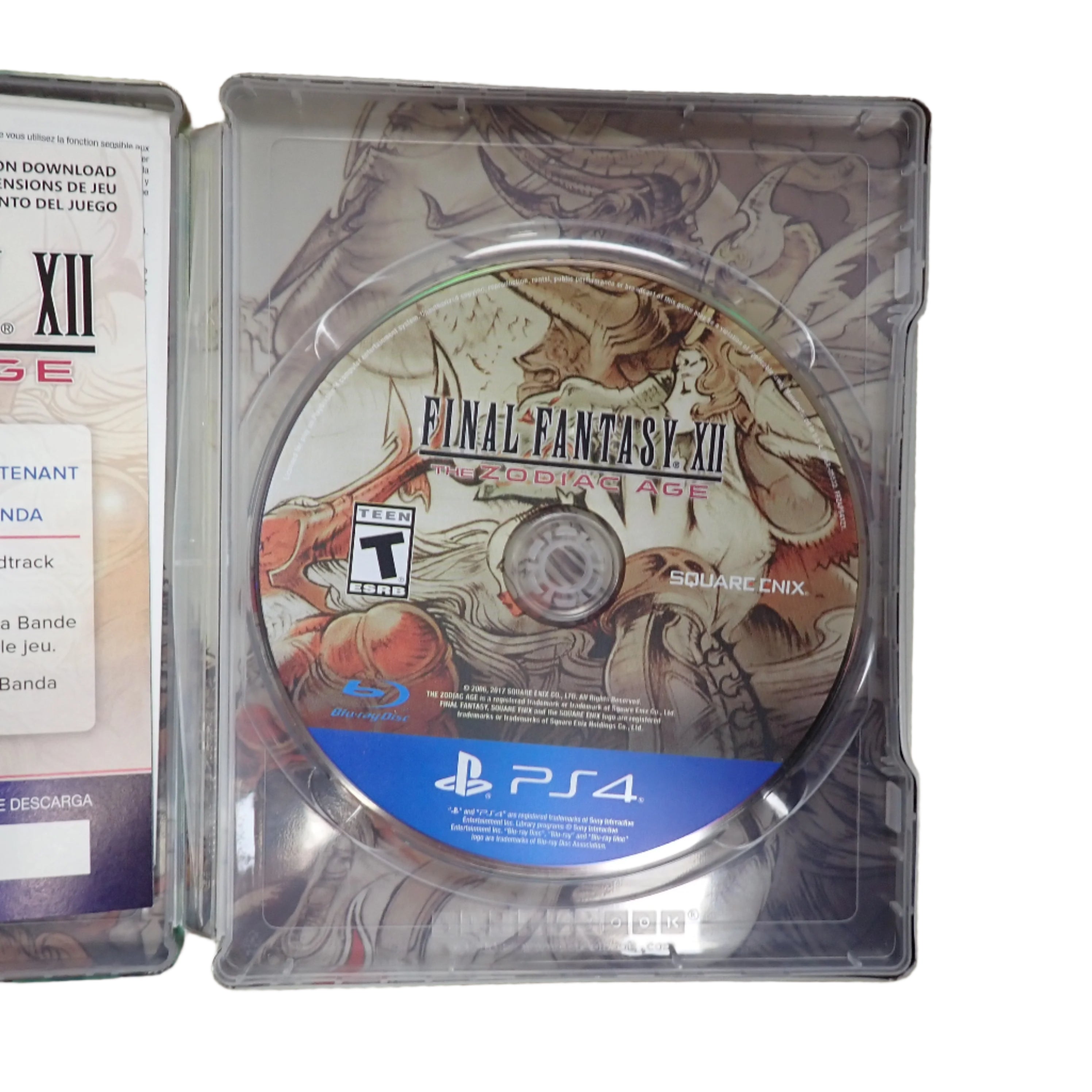 Final Fantasy XII The Zodiac Age Steelbook - PS4