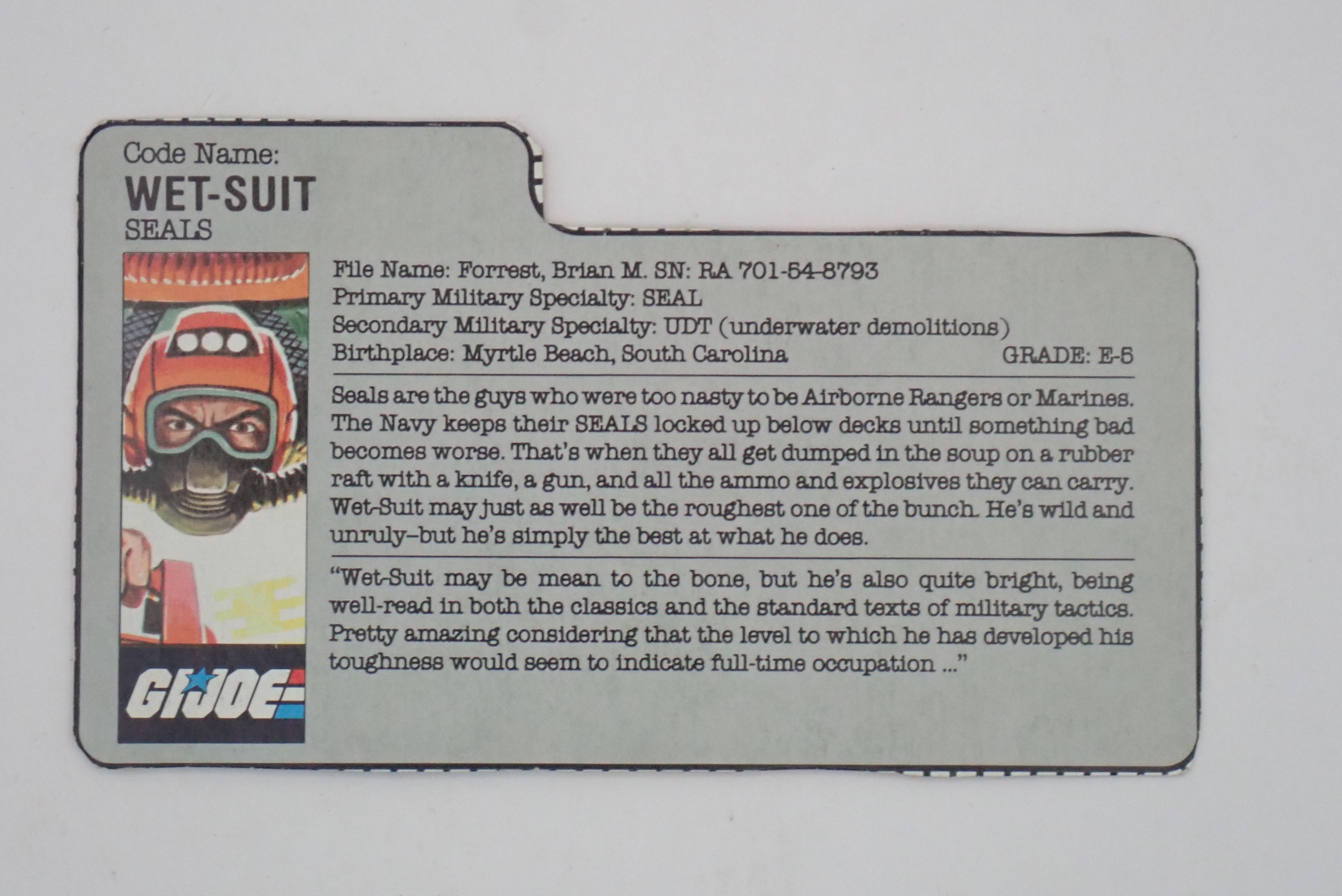Wet-Suit (v1) - G.I. Joe [INCOMPLETE]