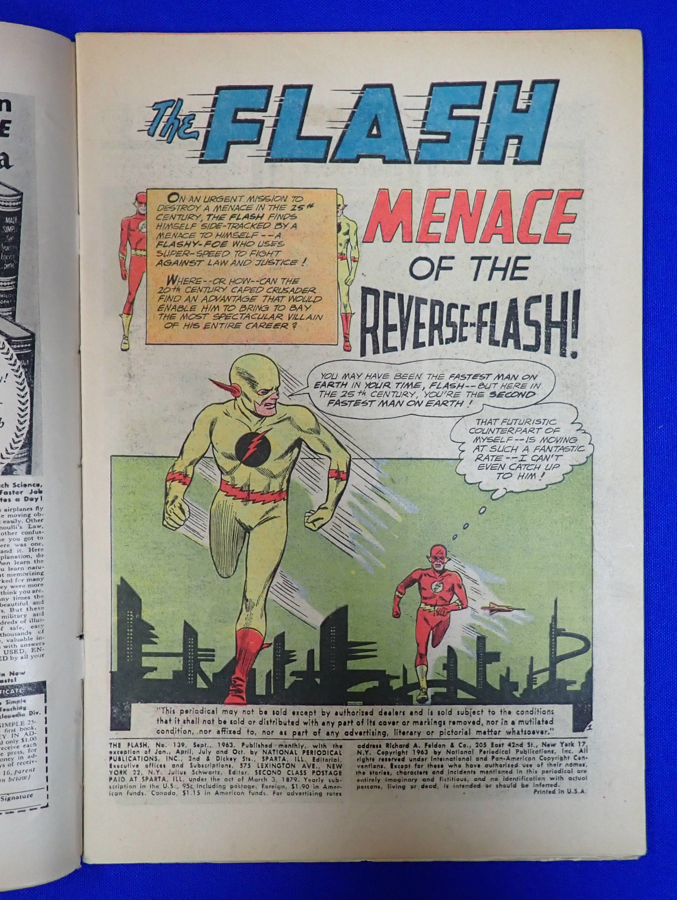 Flash #139 (1963) - VG (4.0) - 1st Reverse Flash
