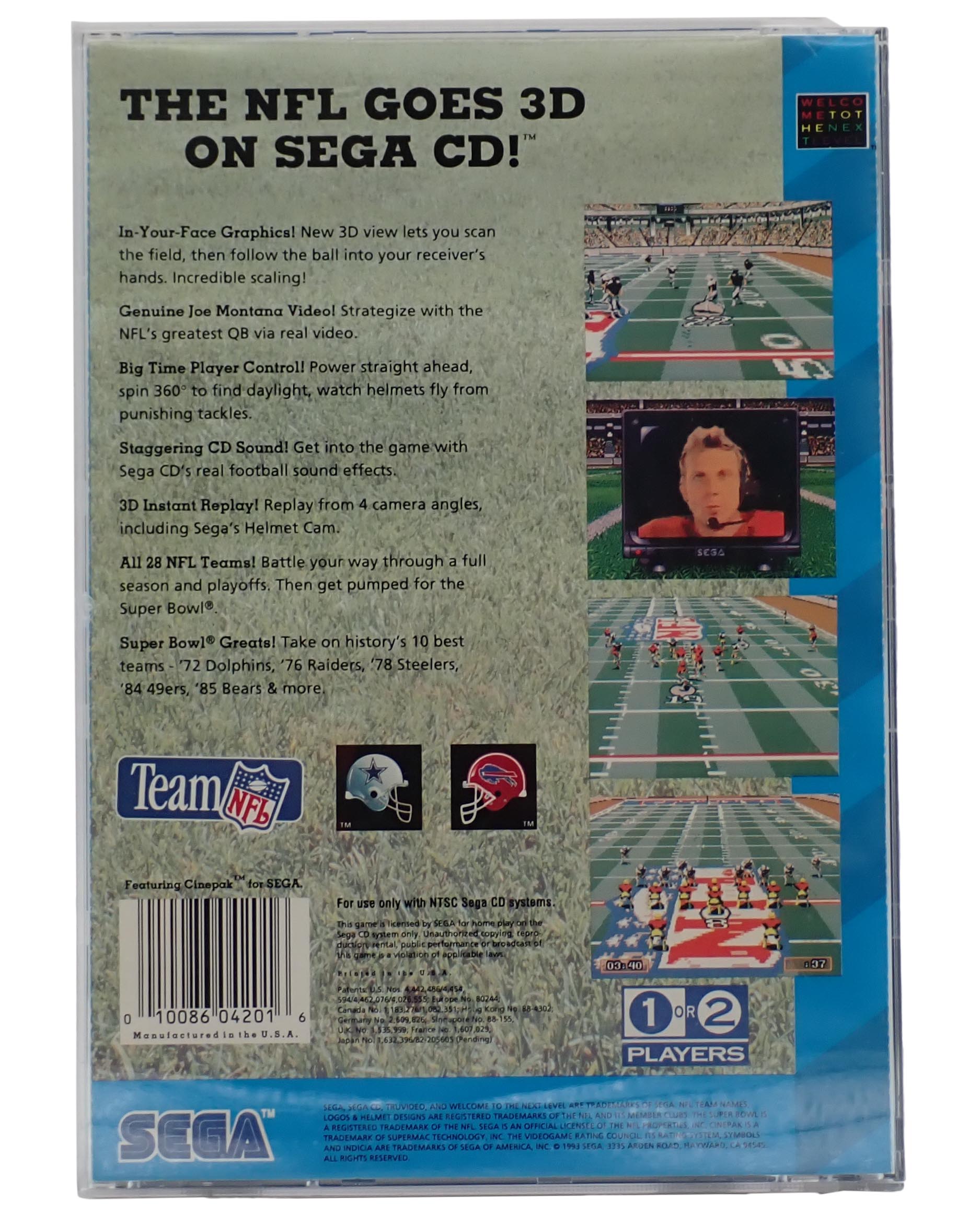 Joe Montana's NFL Football - SEGA CD