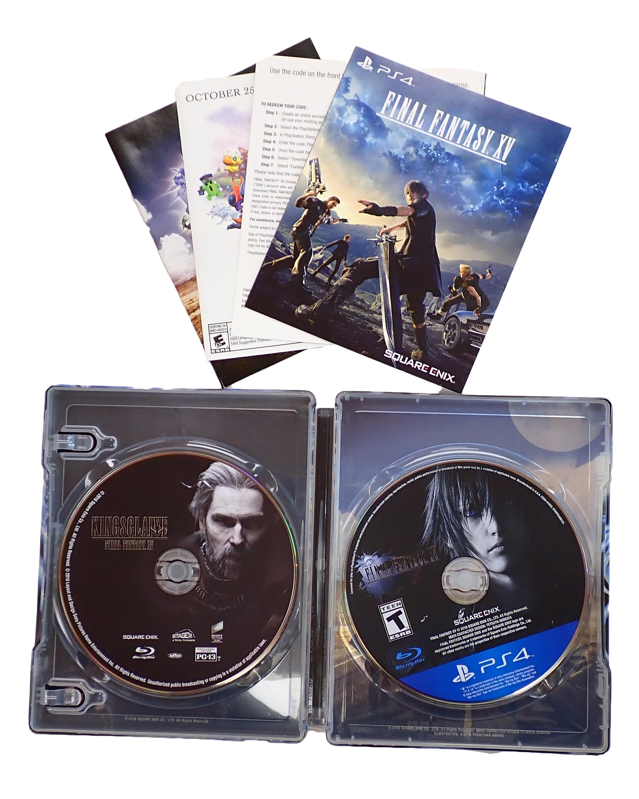 Final Fantasy XV Kingsglaive Deluxe Edition (Steelbook) - PS4