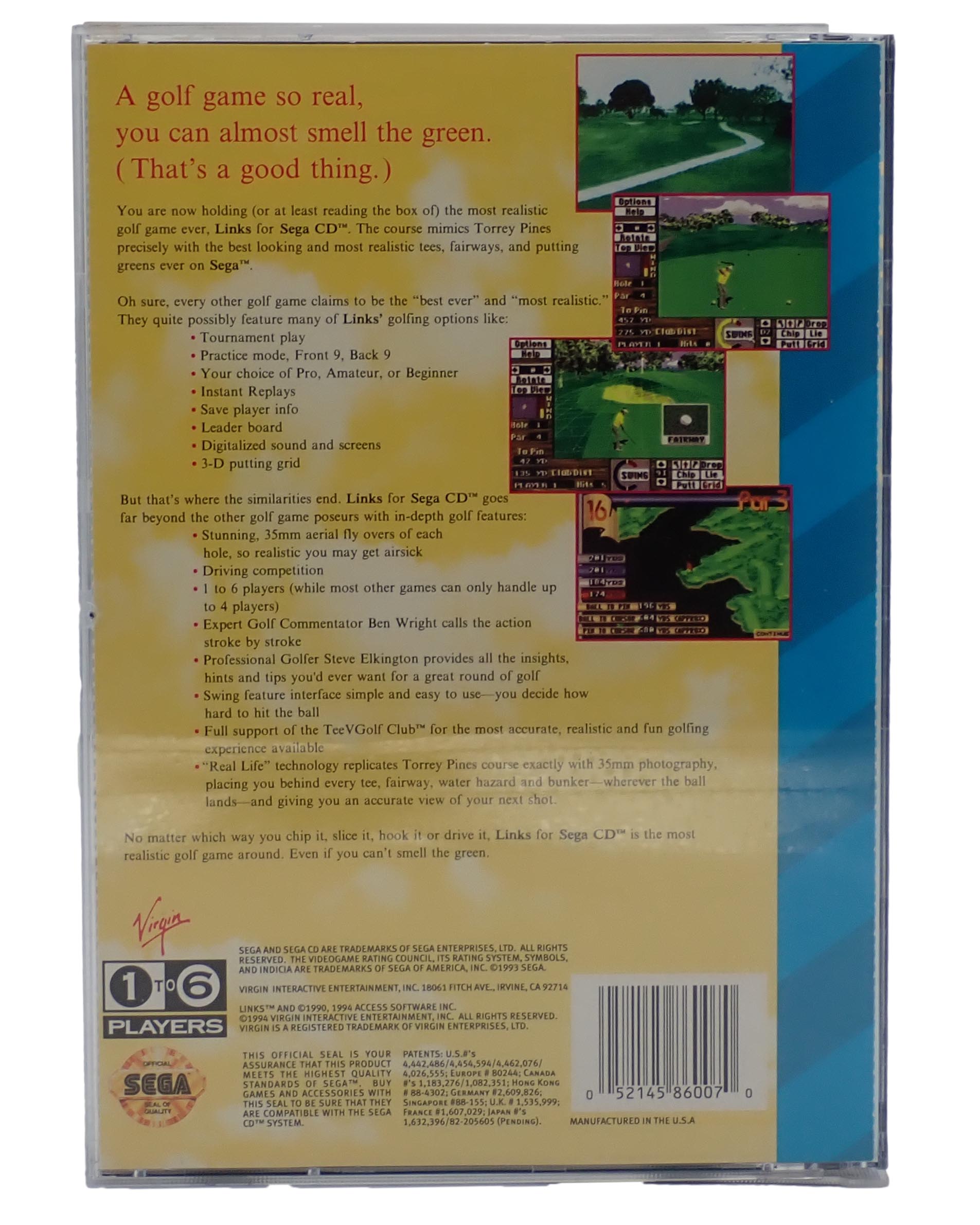 Links The Challenge of Golf - SEGA CD