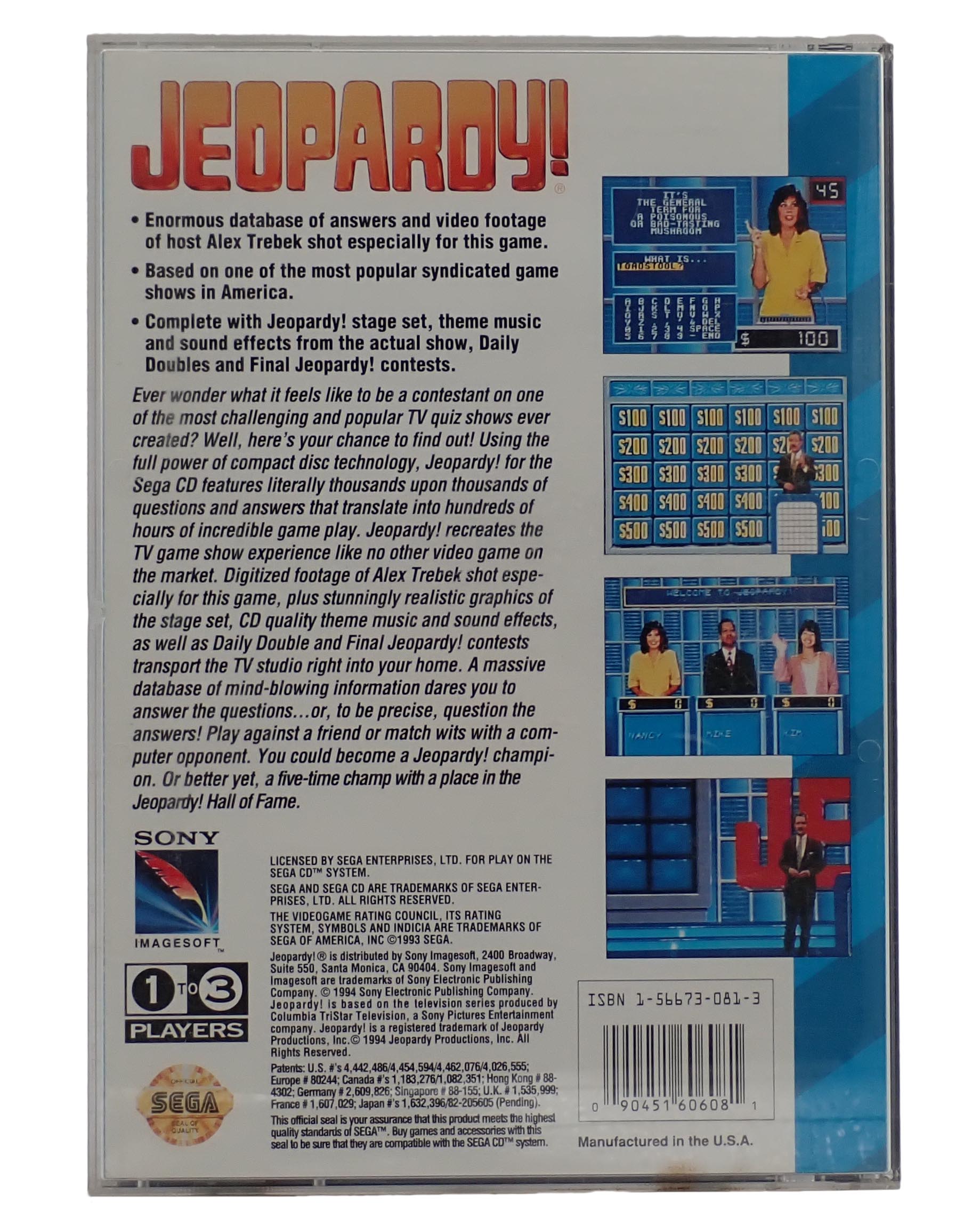 Jeopardy! - SEGA CD