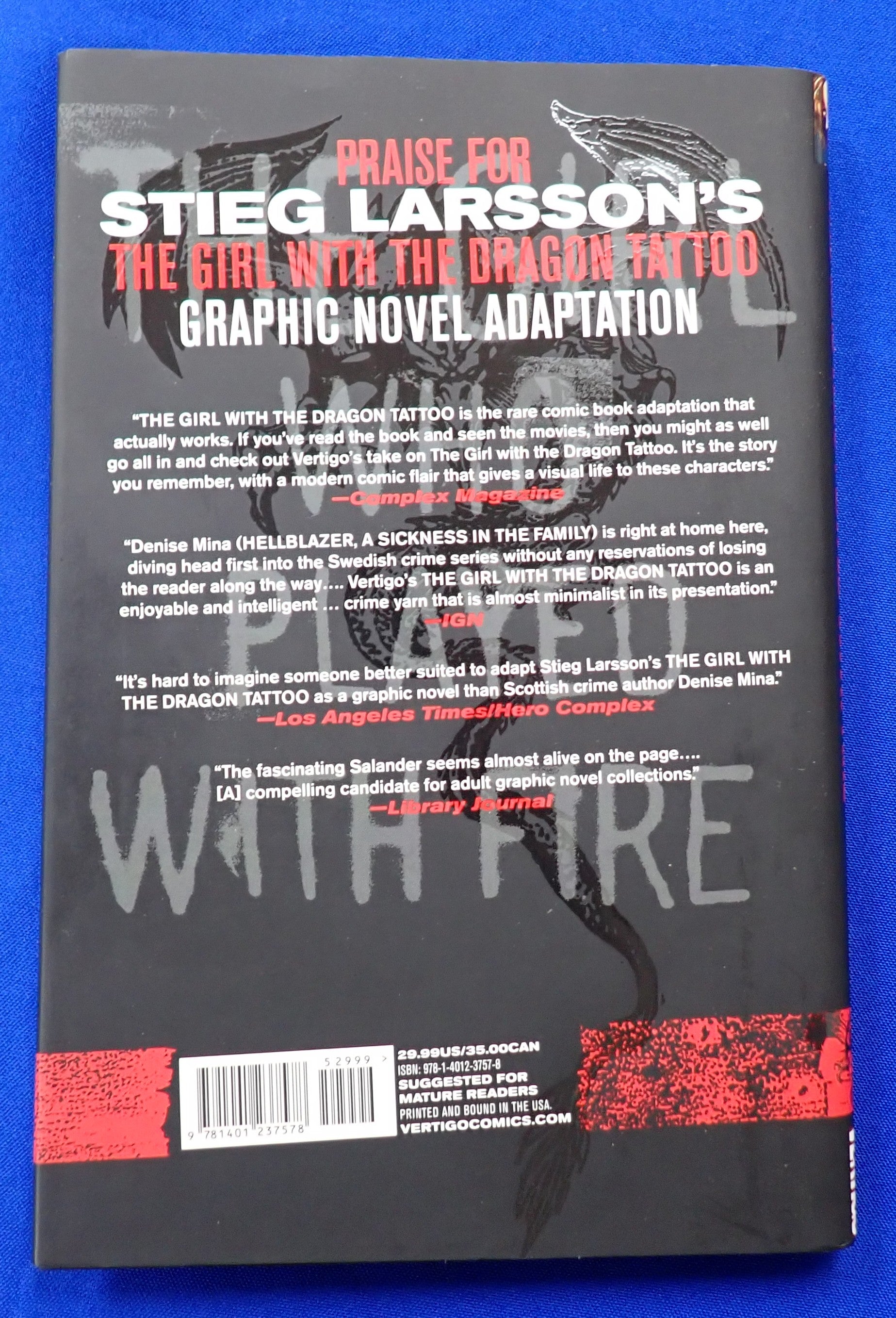 Stieg Larsson's The Girl Who Played With Fire - Hardcover (Pre-Owned)