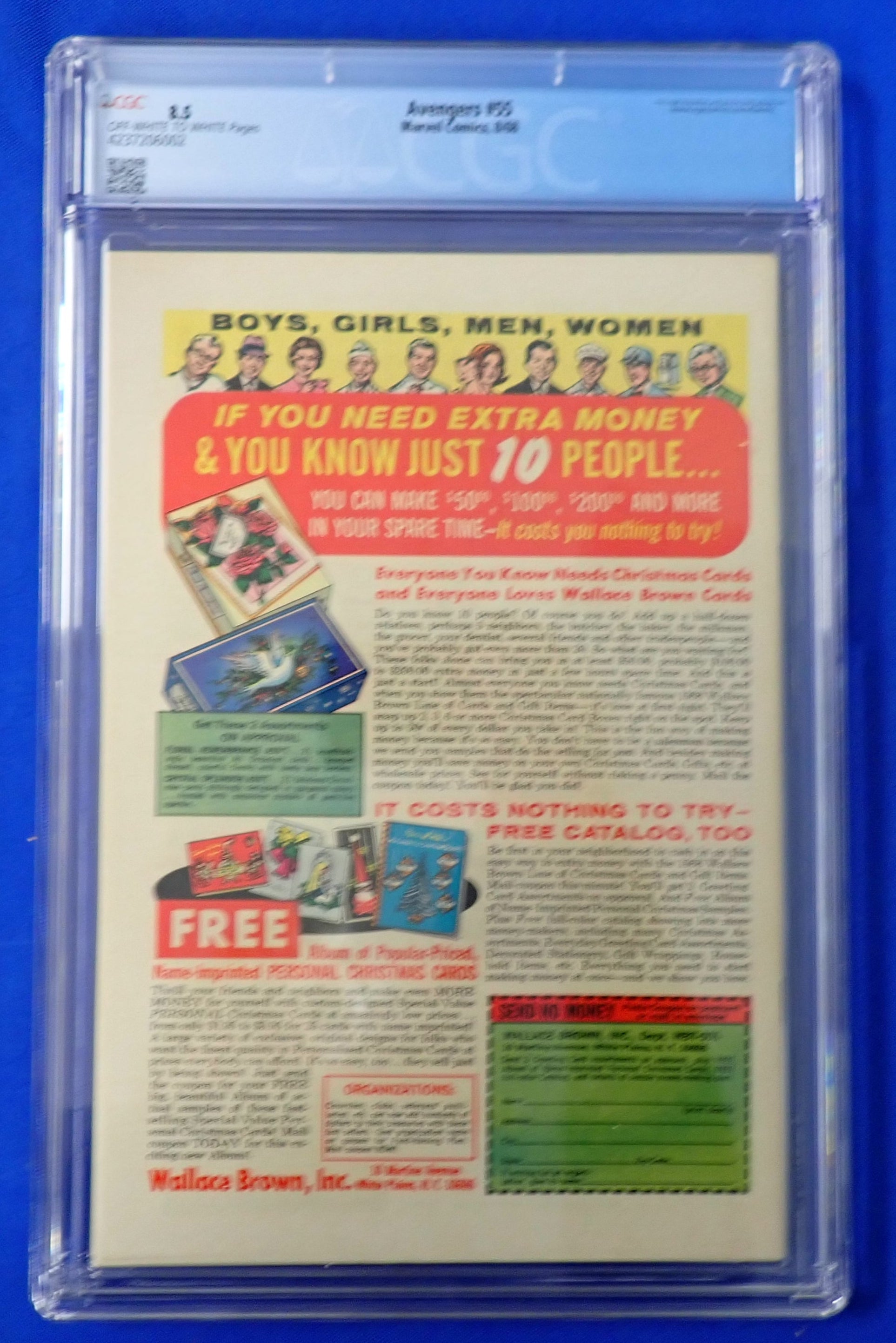 Avengers #55 (1968) - CGC 8.5
