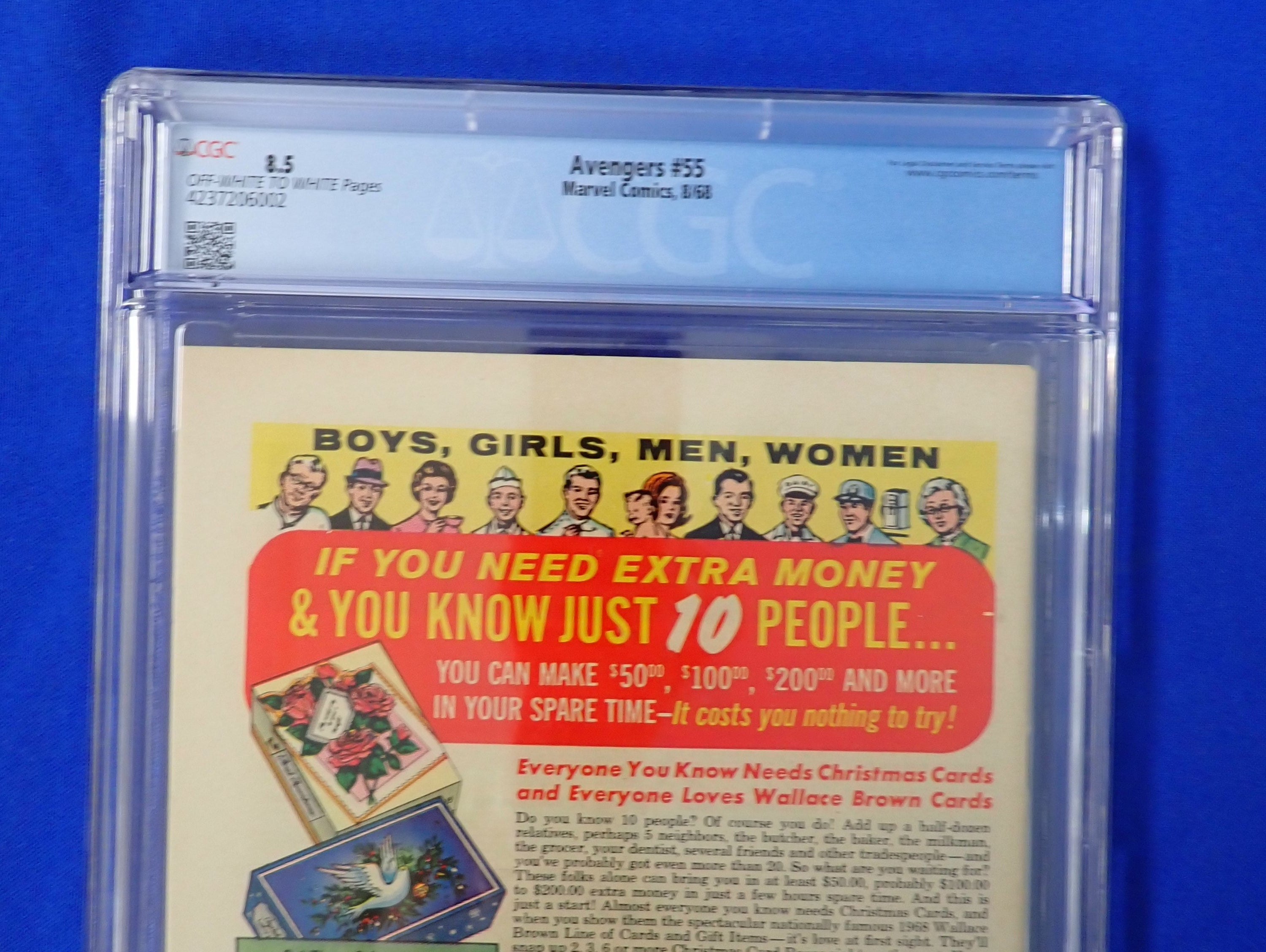 Avengers #55 (1968) - CGC 8.5