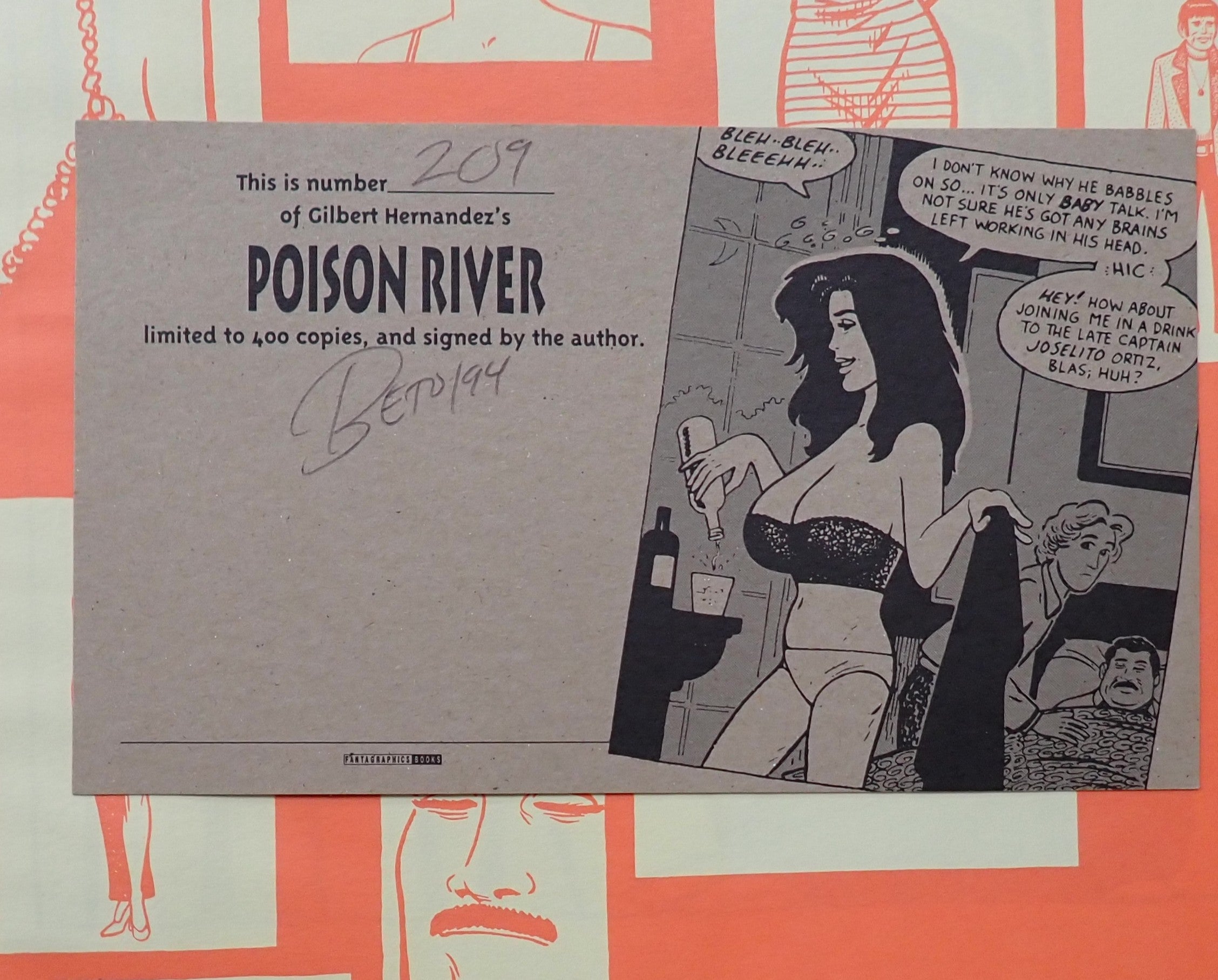 Poison River: A Love and Rockets Collection - SIGNED Hardcover (Pre-Owned)
