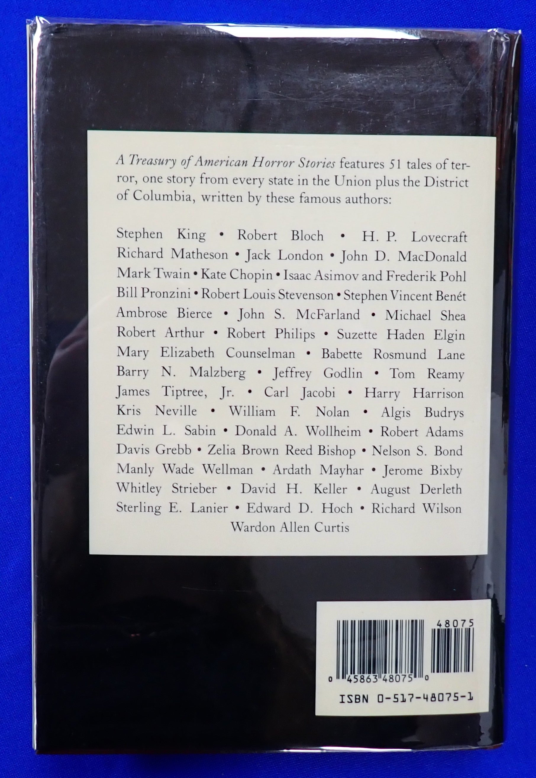 A Treasury of American Horror Stories - Hardcover (Pre-Owned)