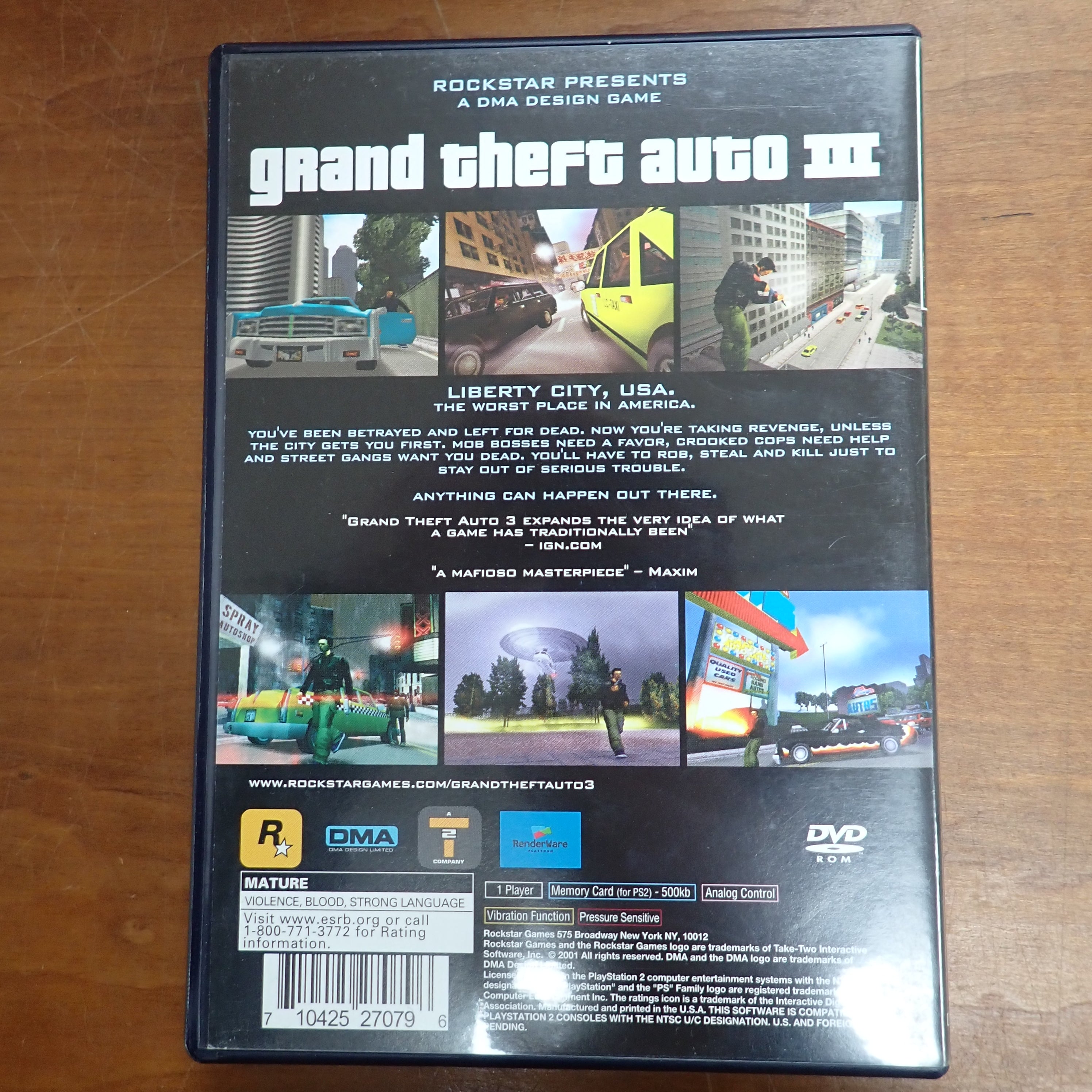 Grand Theft Auto III - PS2