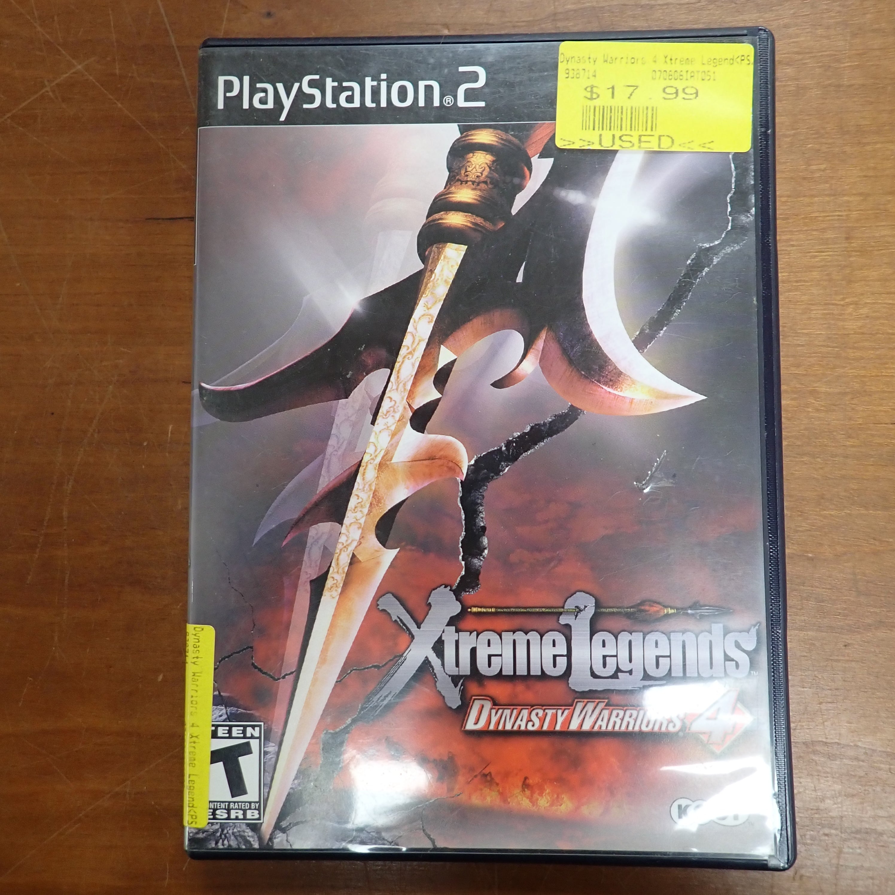 Dynasty Warriors 4 Xtreme Legends - PS2