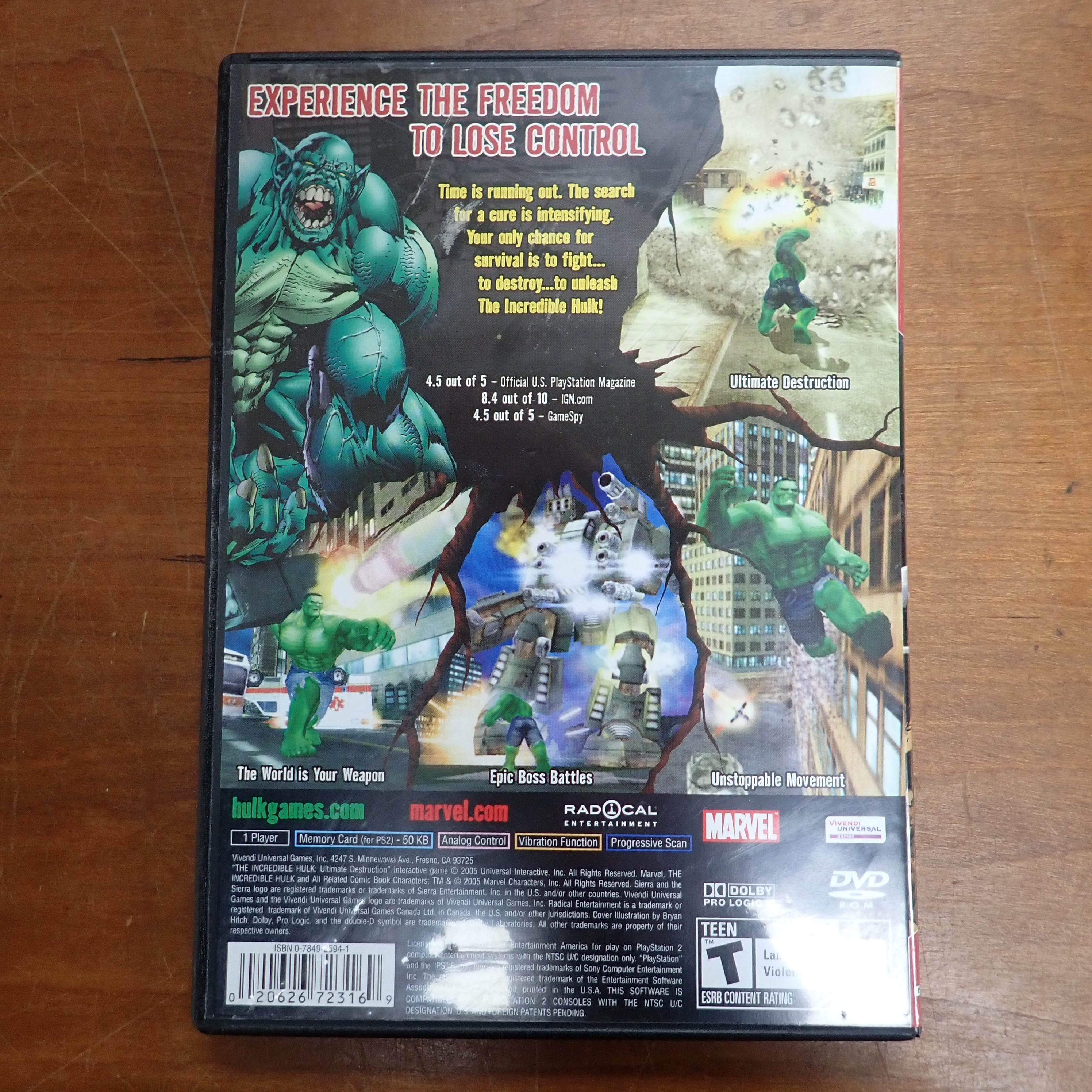Hulk: Ultimate Destruction - PS2
