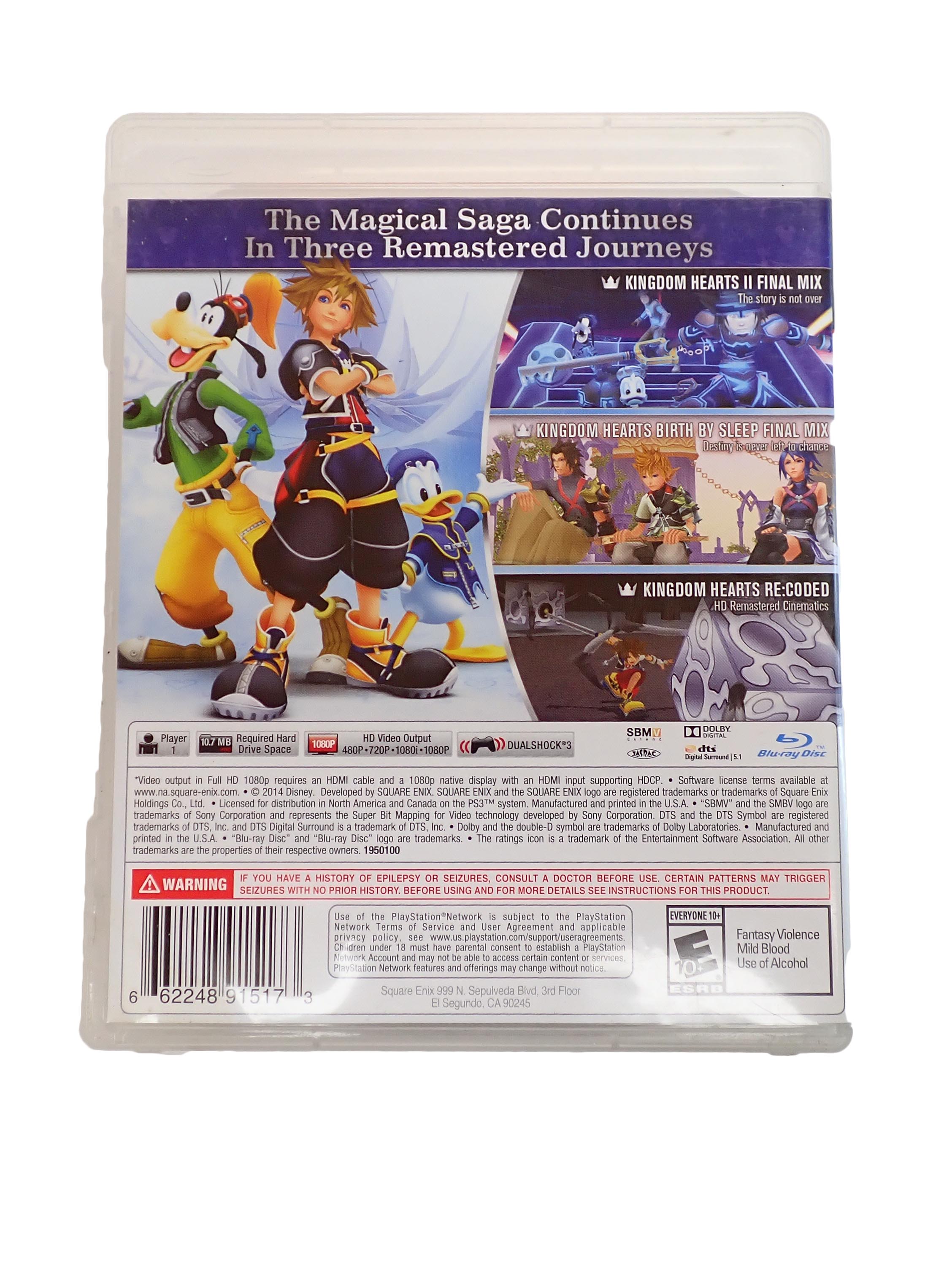 Kingdom Hearts HD 2.5 Remix - PS3