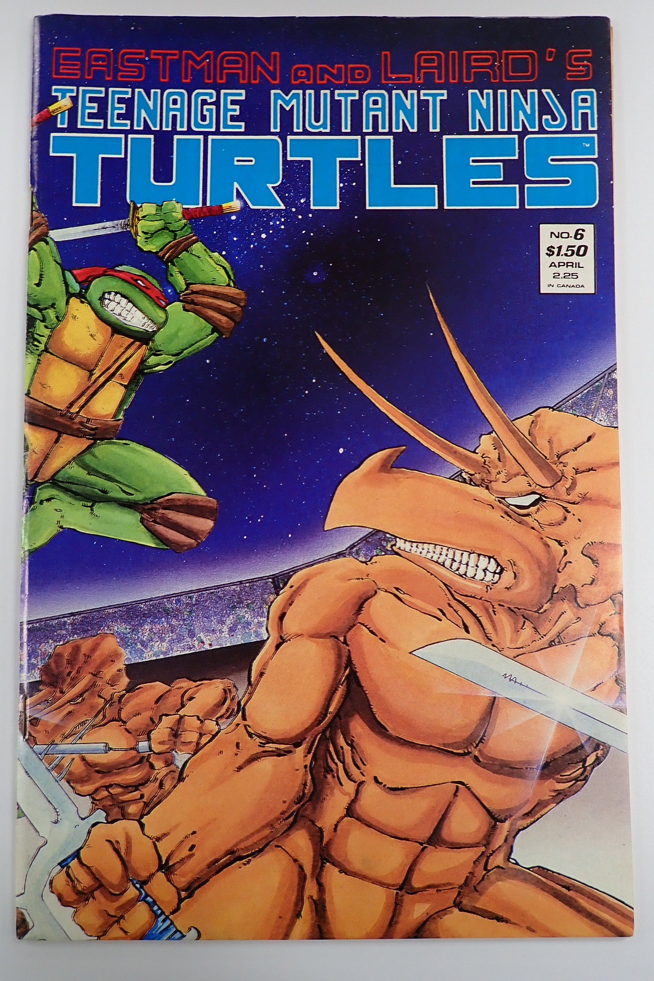 Teenage Mutant Ninja Turtles #6 (1987) - 2nd print - VF- (7.5)