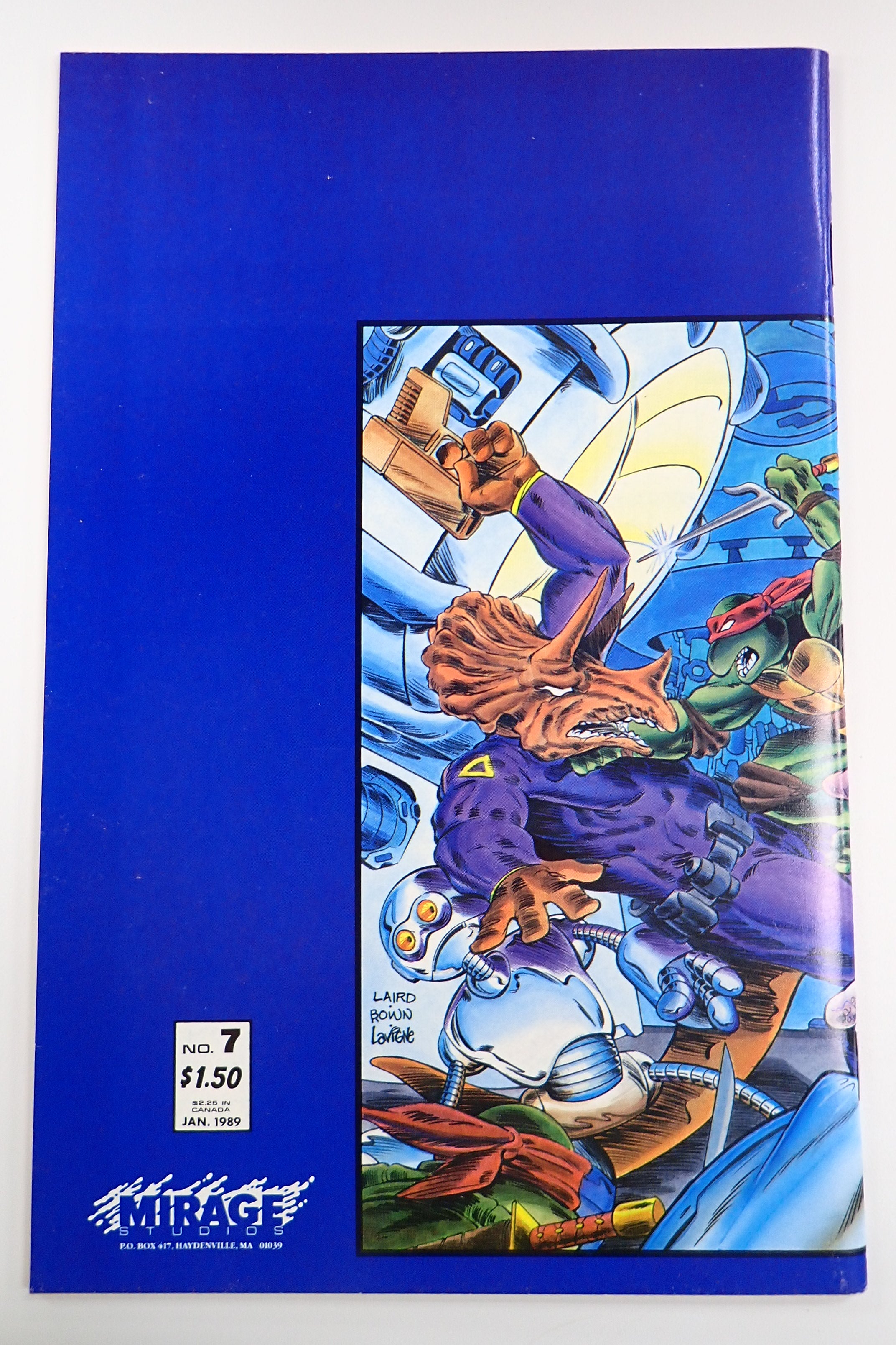 Teenage Mutant Ninja Turtles #7 (1989) - 2nd print - VF+ (8.5)