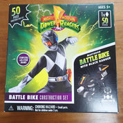 MMPR Battle Bike Construction Set Mastodon Black Ranger