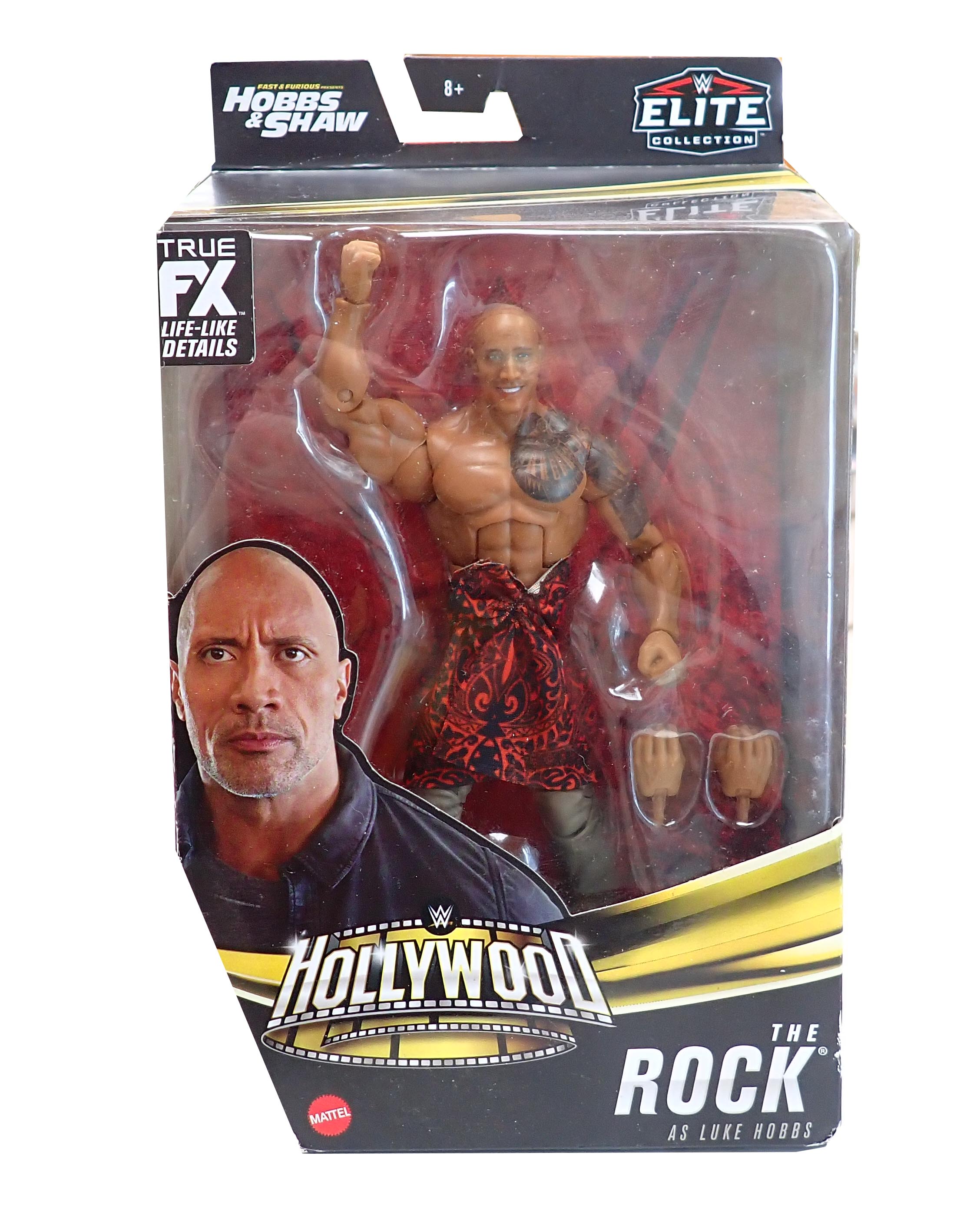 The Rock as Luke Hobbs - WWE Elite Collection Hollywood