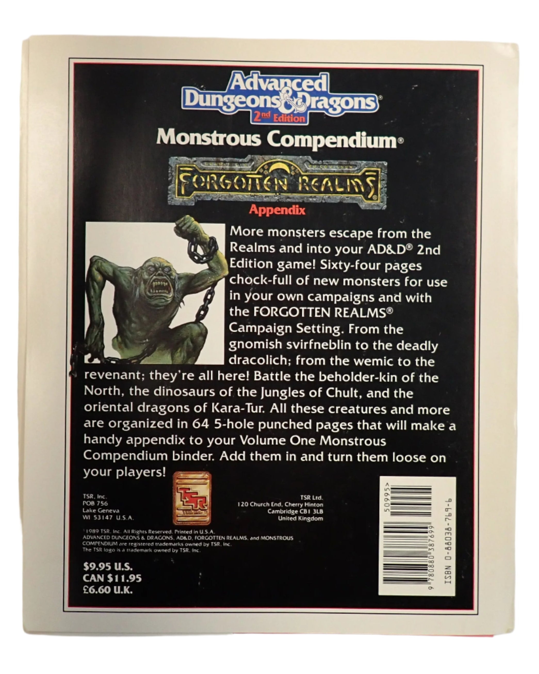 Monstrous Compendium Appendix (2104) - AD&D 2e