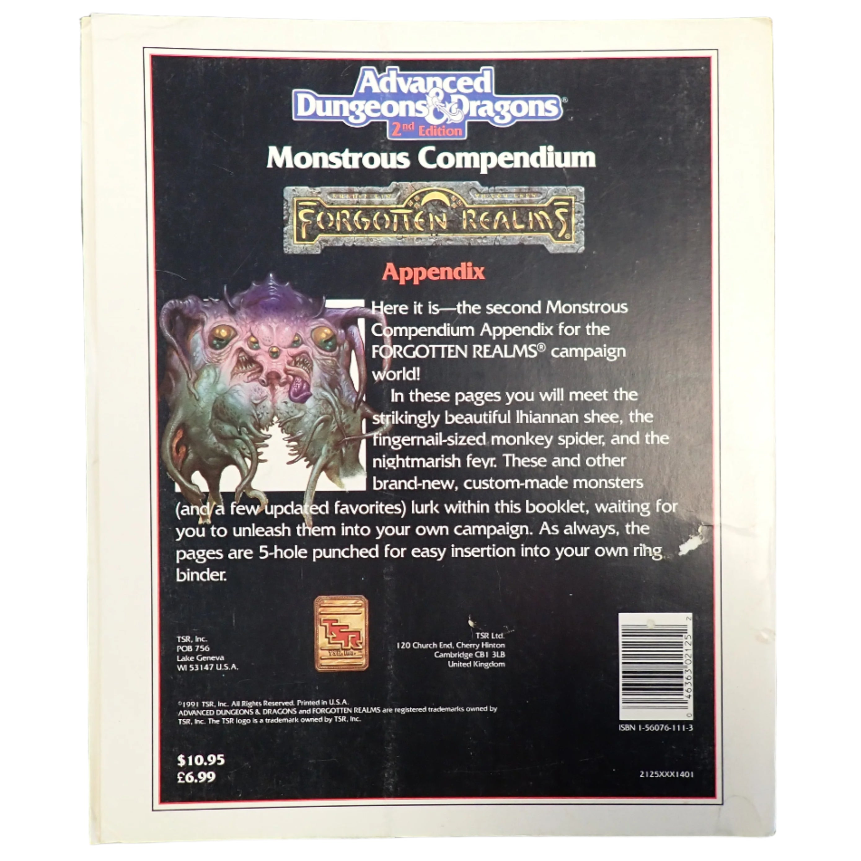Monstrous Compendium FR Appendix (2125) - AD&D 2e