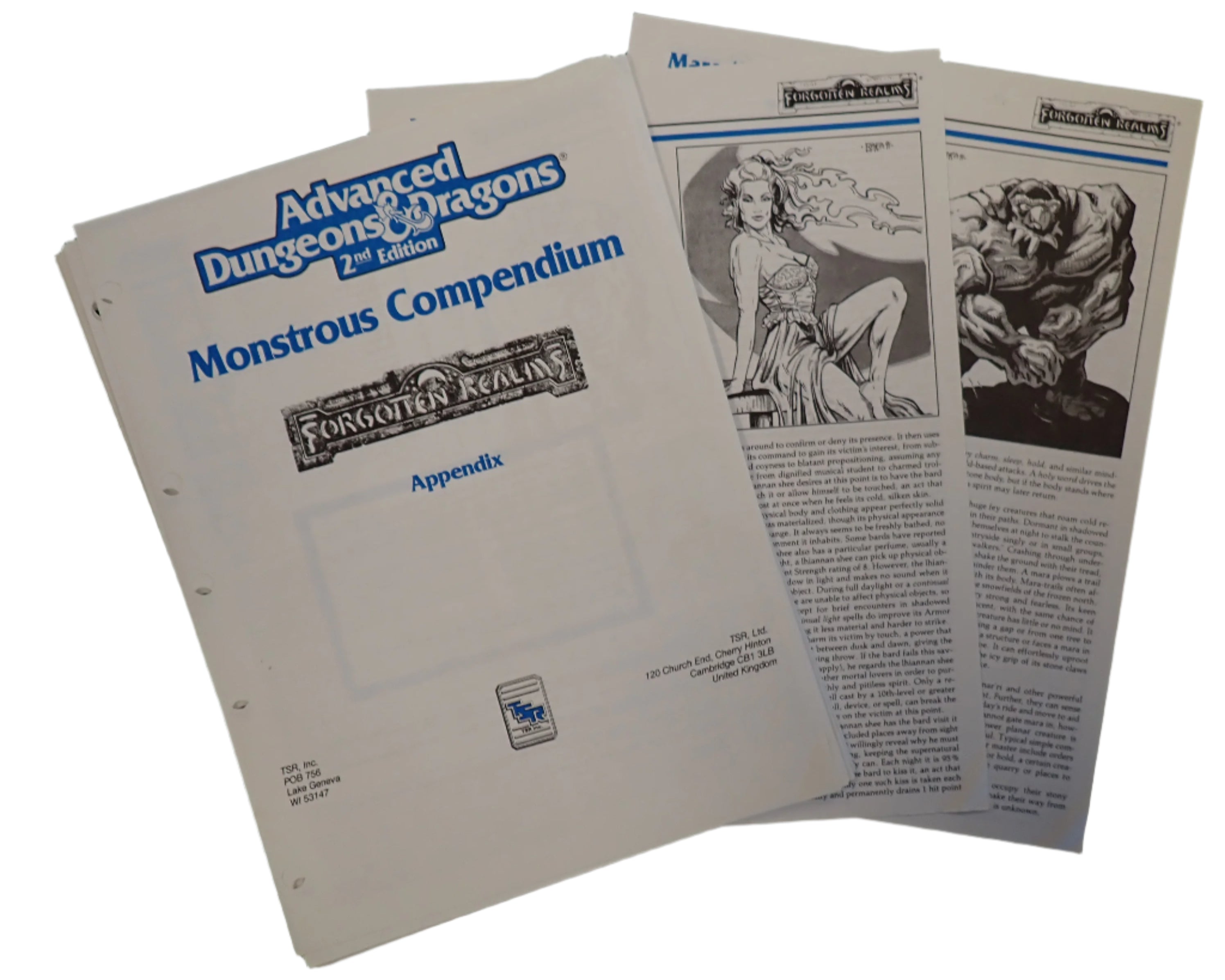Monstrous Compendium FR Appendix (2125) - AD&D 2e