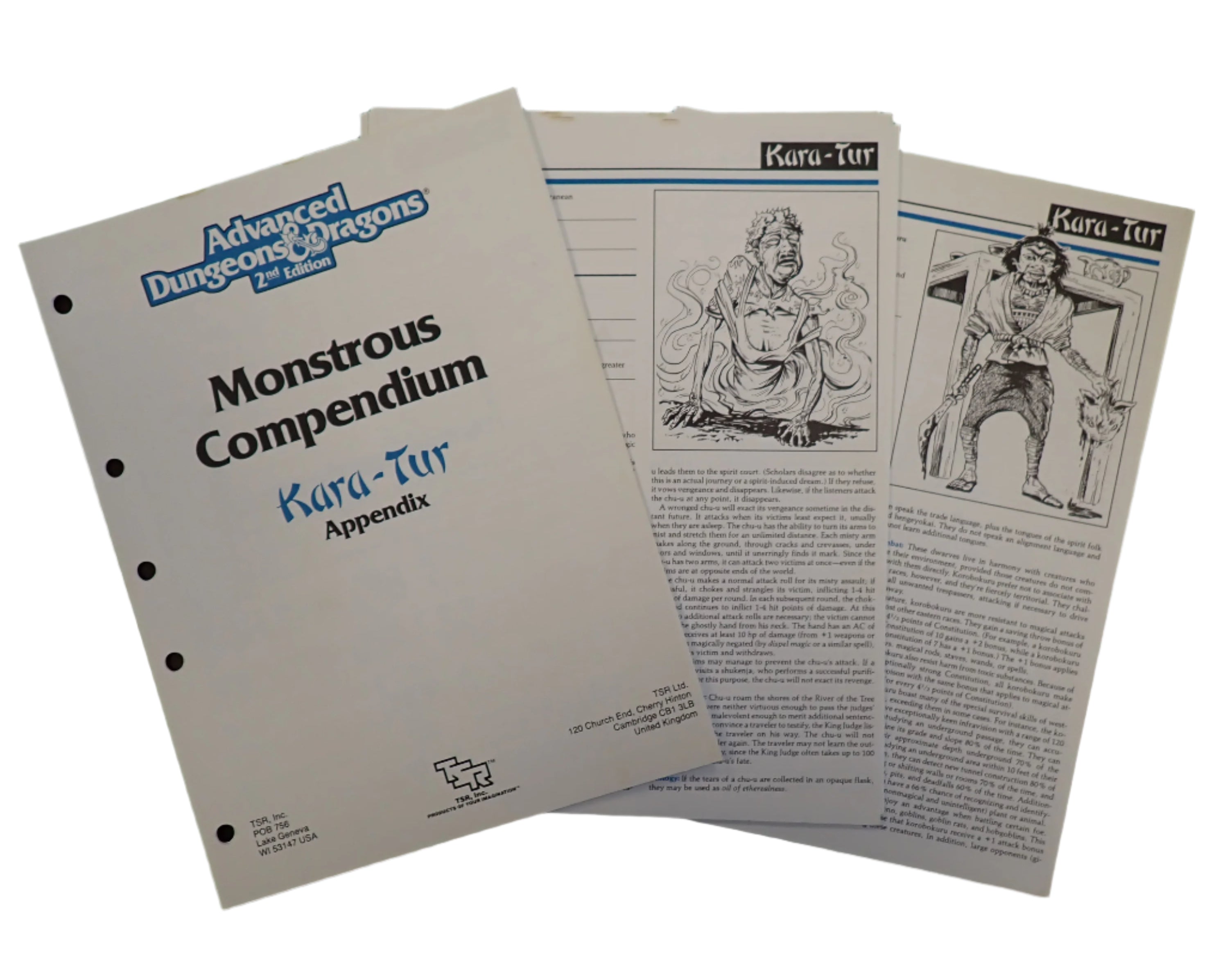 Monstrous Compendium Kara-Tur Appendix (2116) - AD&D 2e