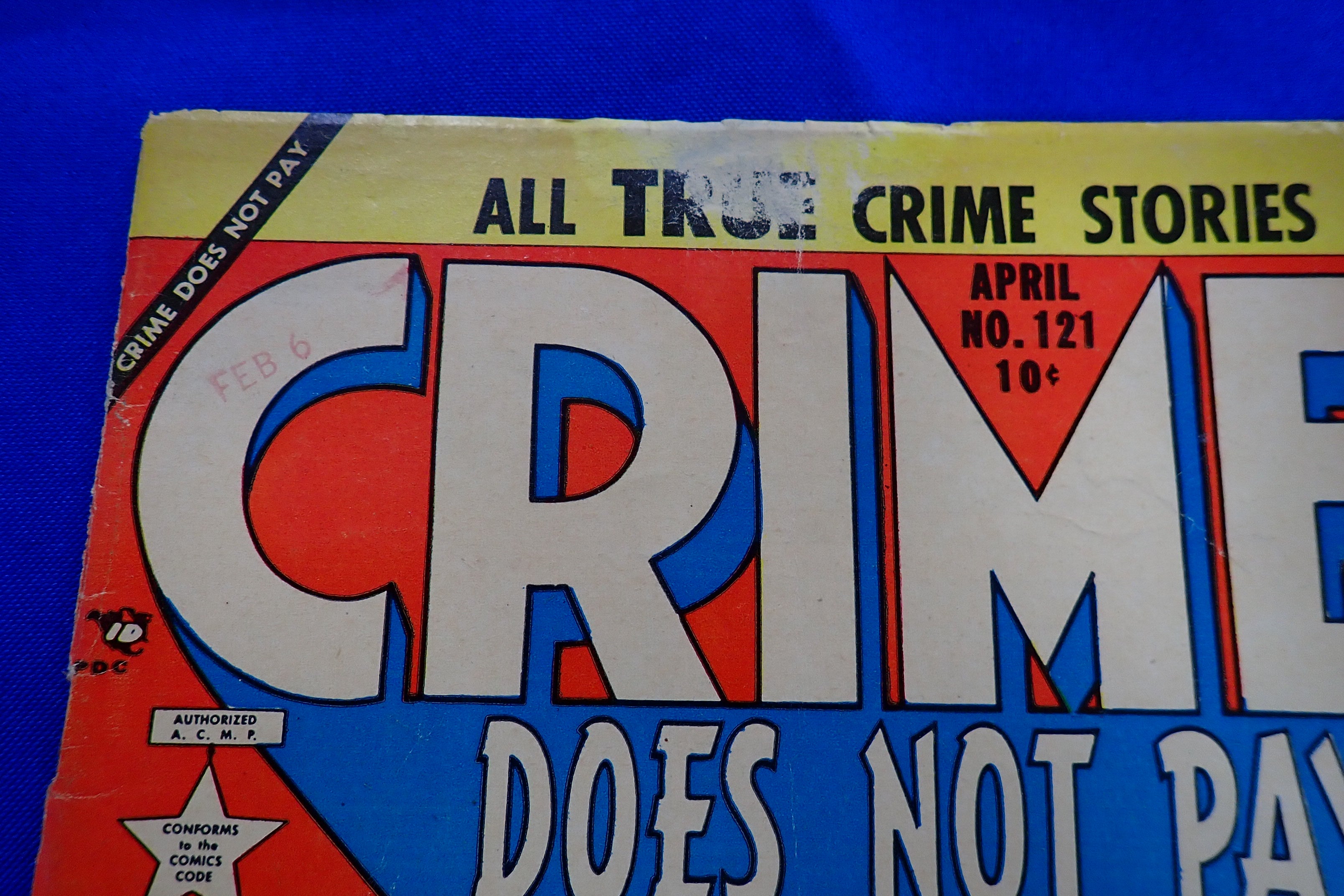Crime Does Not Pay #121 (1953) - GD/VG - (3.0) - Golden Age Crime Book